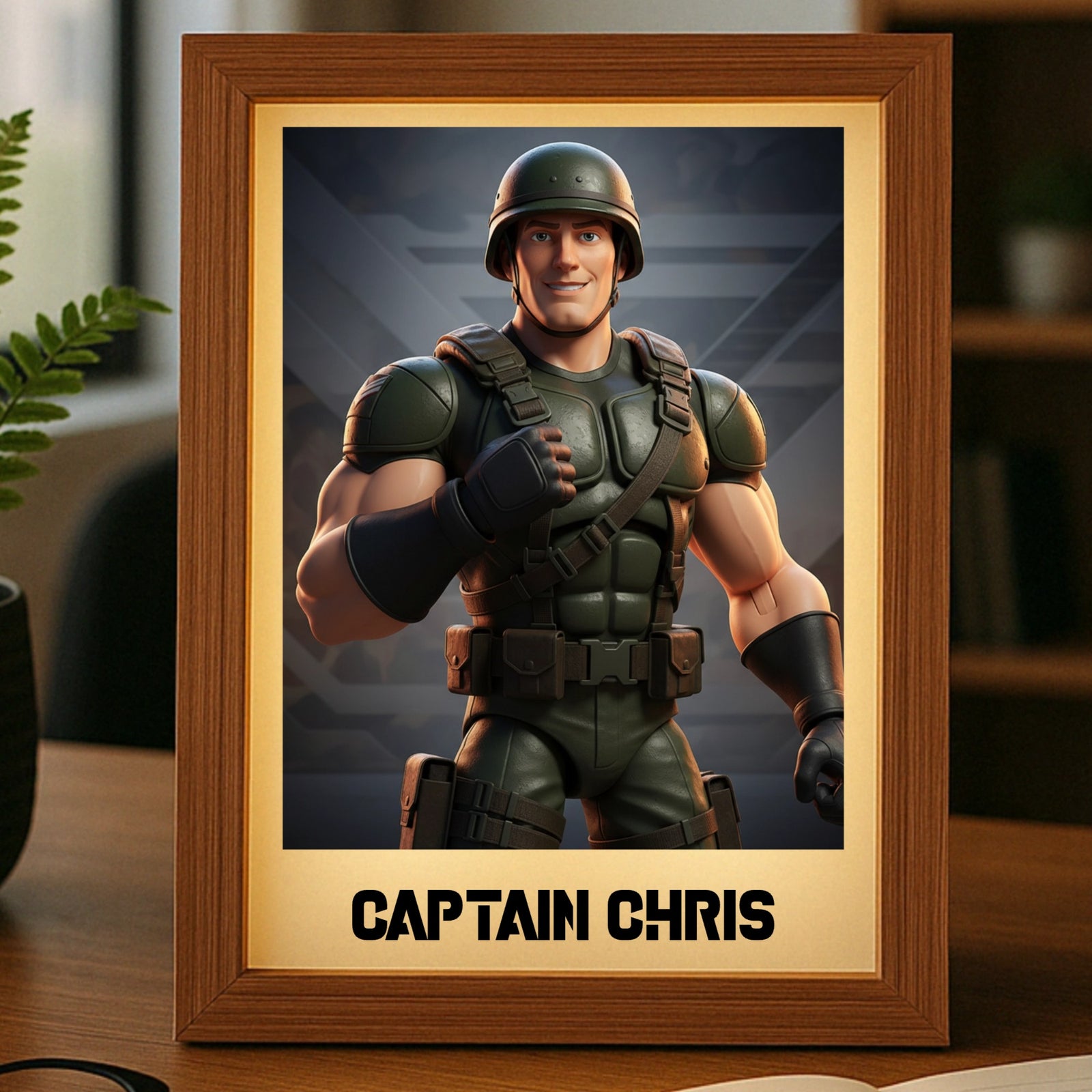 GI BRO - Personalized Action Hero Portrait