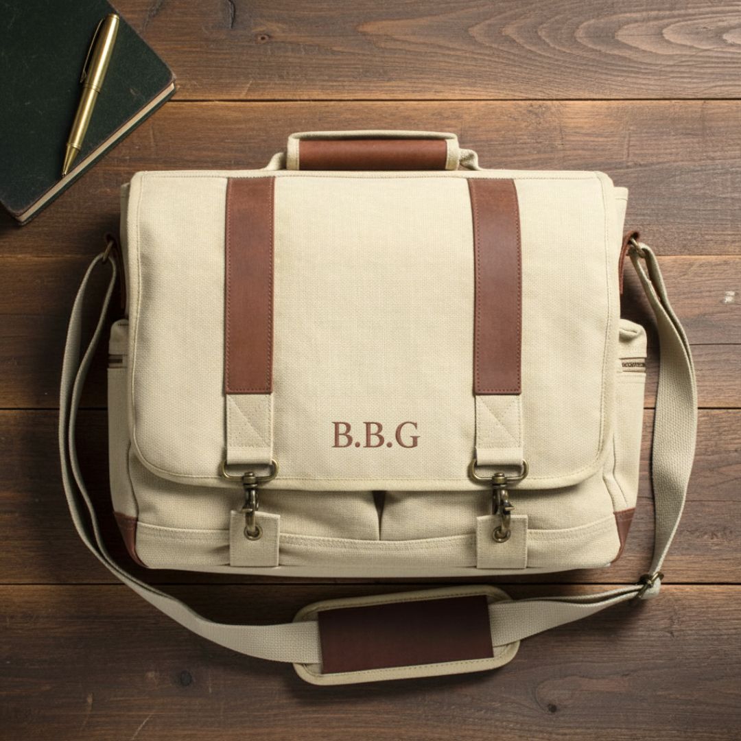 Timeless Traveler Canvas Messenger Bag