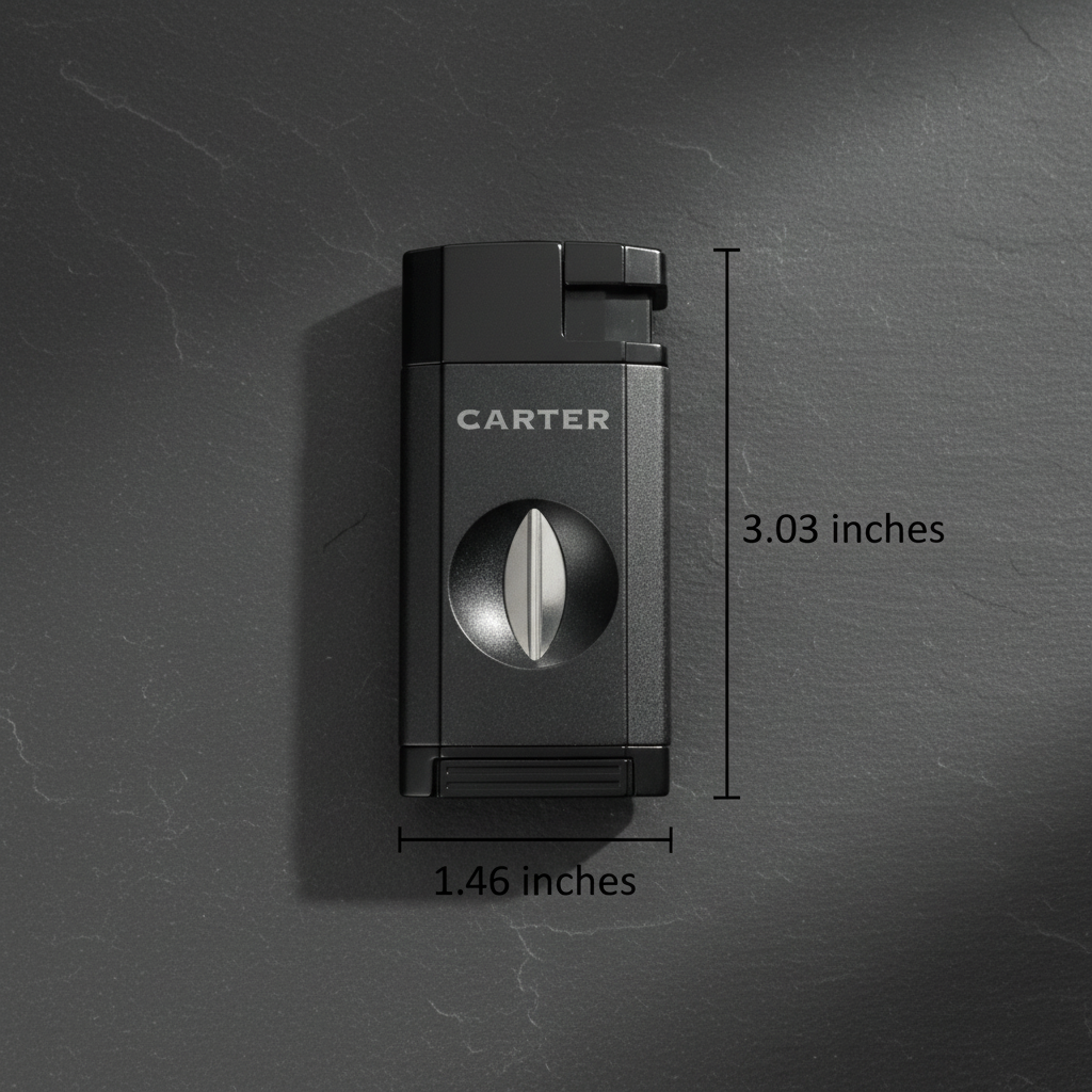 Double Torch Personalized V-Cut Lighter