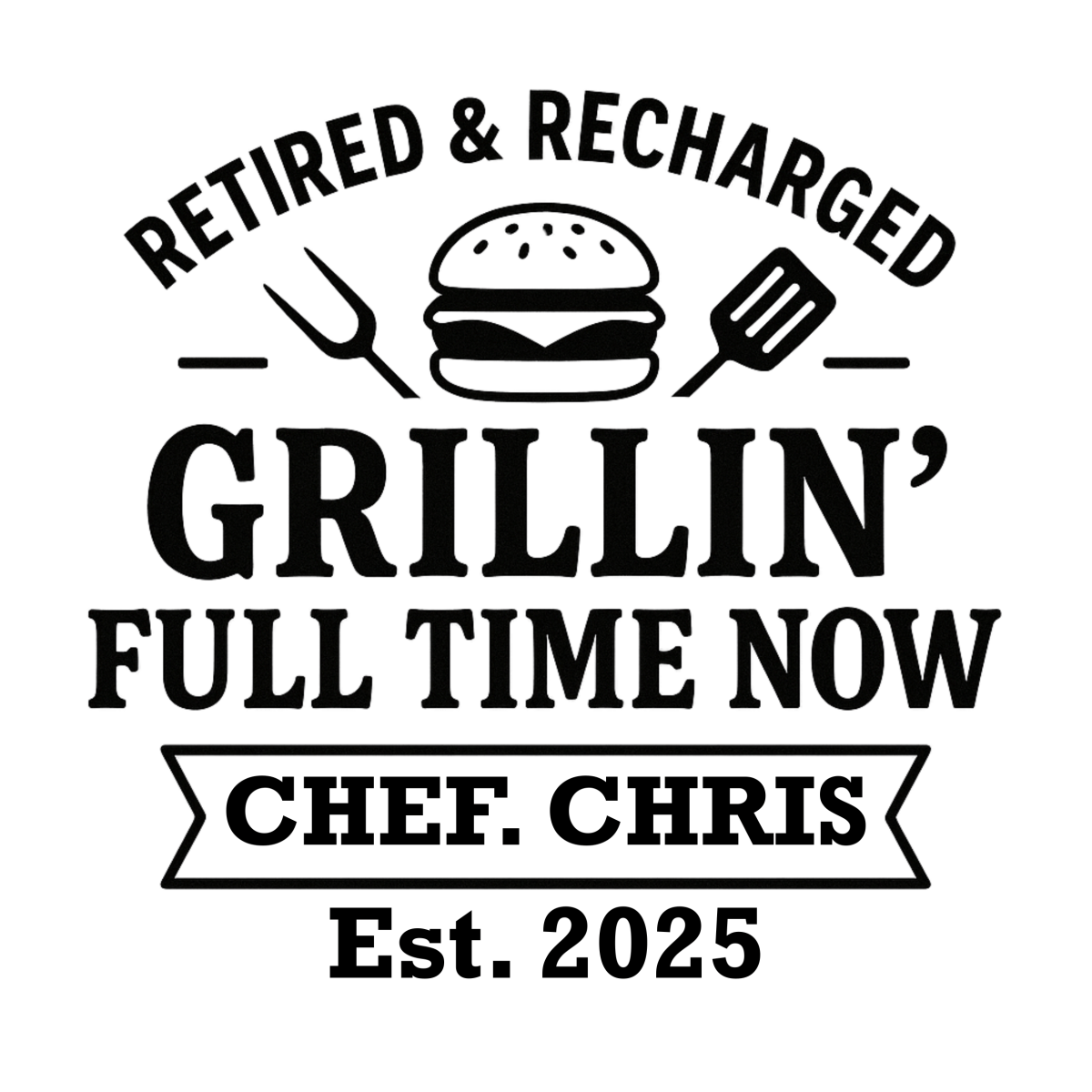 Unique Personalized Retired Grilling Gift Set Customized Grill Gifts for Men by Groovy Guy