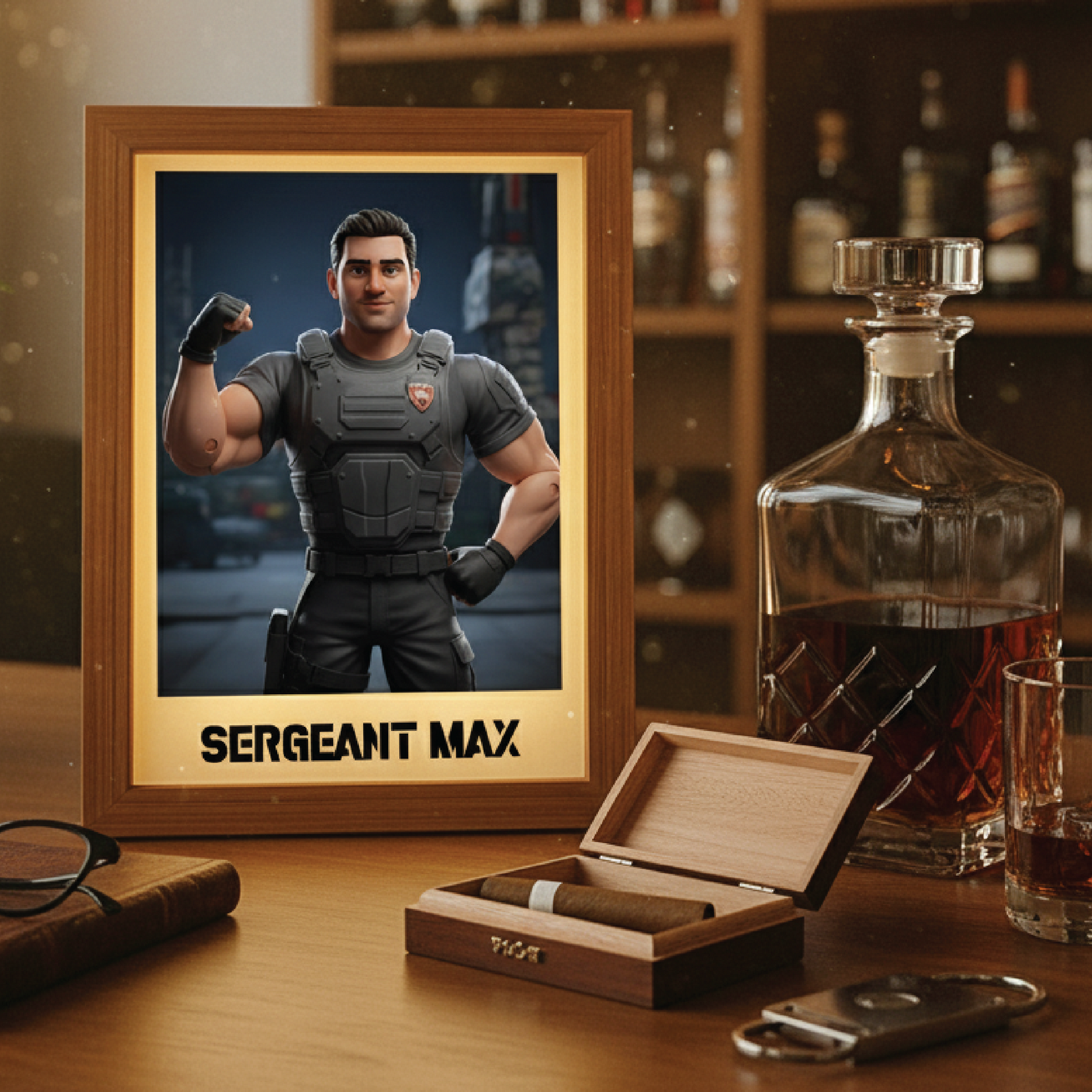 GI BRO - Personalized Action Hero Portrait