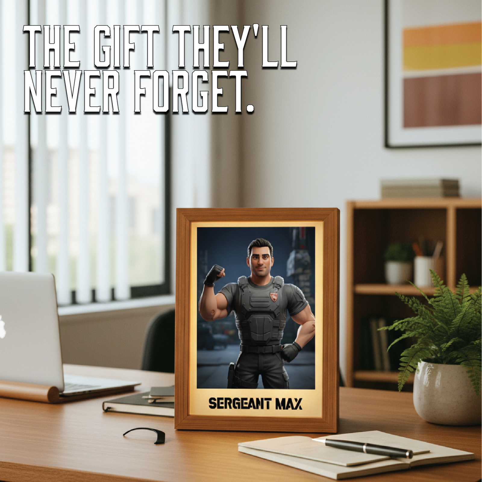 GI BRO - Personalized Action Hero Portrait