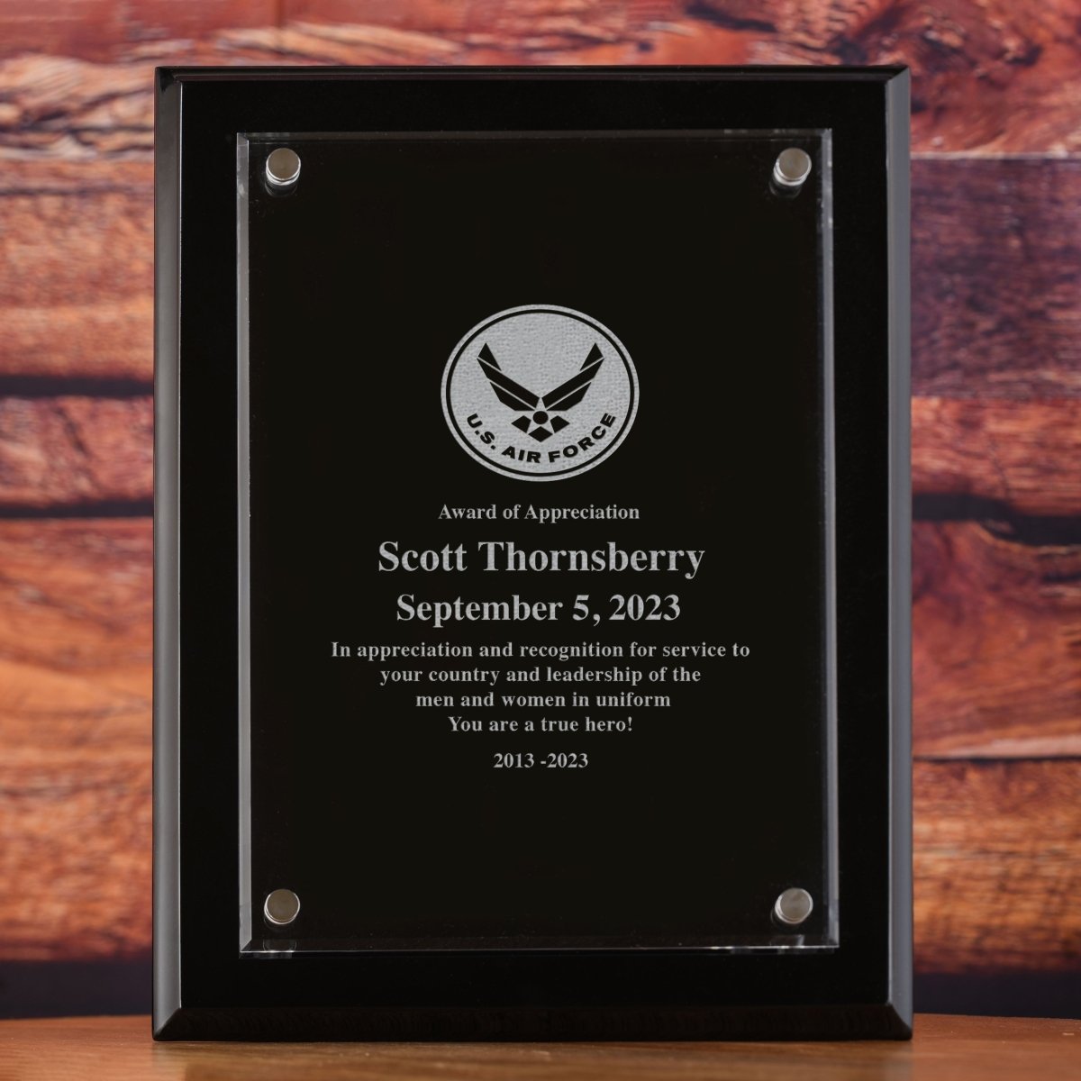 Unique Personalized Military Wall Plaque Recognition Award Customized award plaque Gifts for Men by Groovy Guy