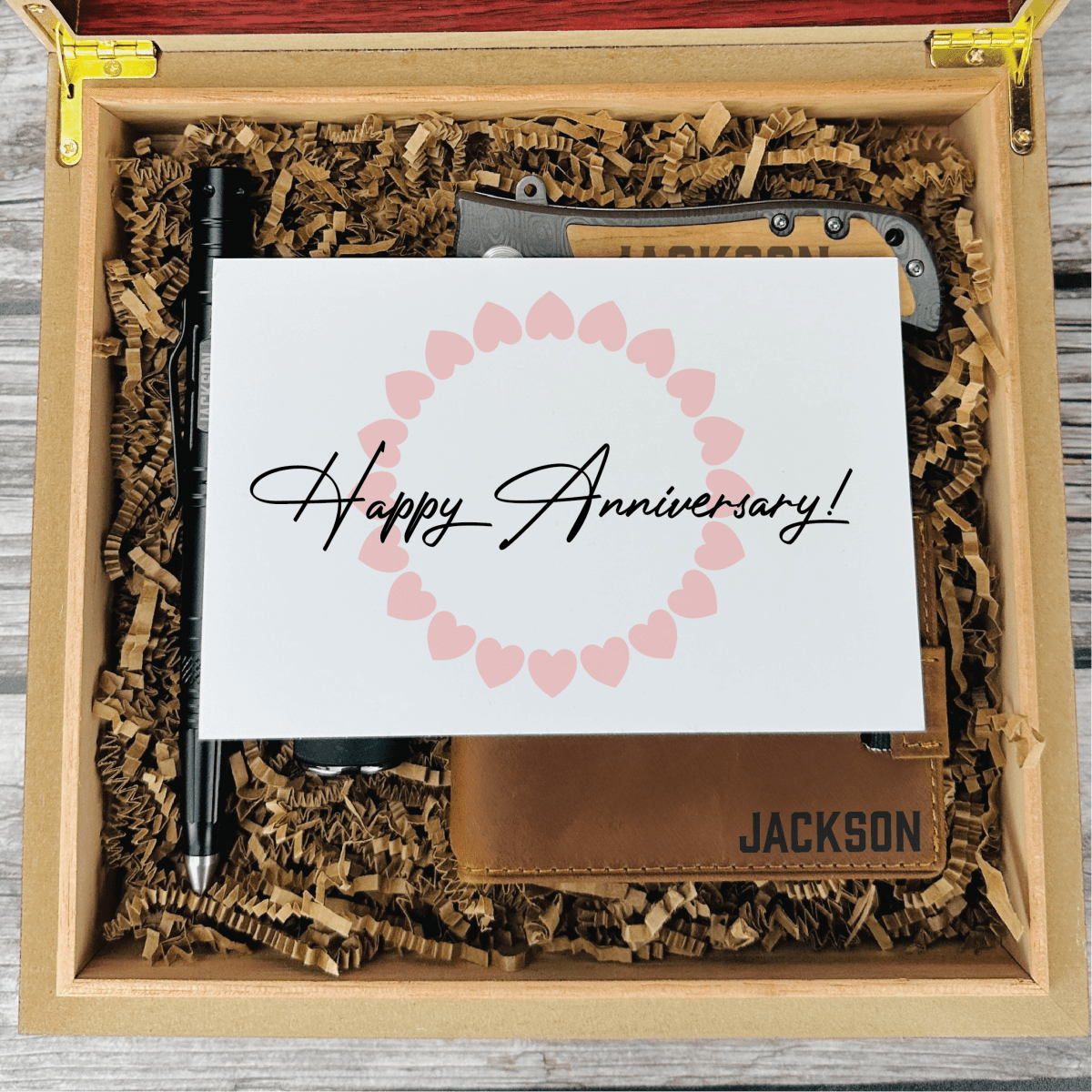 Unique Personalized Timeless Union Gift Set Customized Anniversary Gifts for Men by Groovy Guy