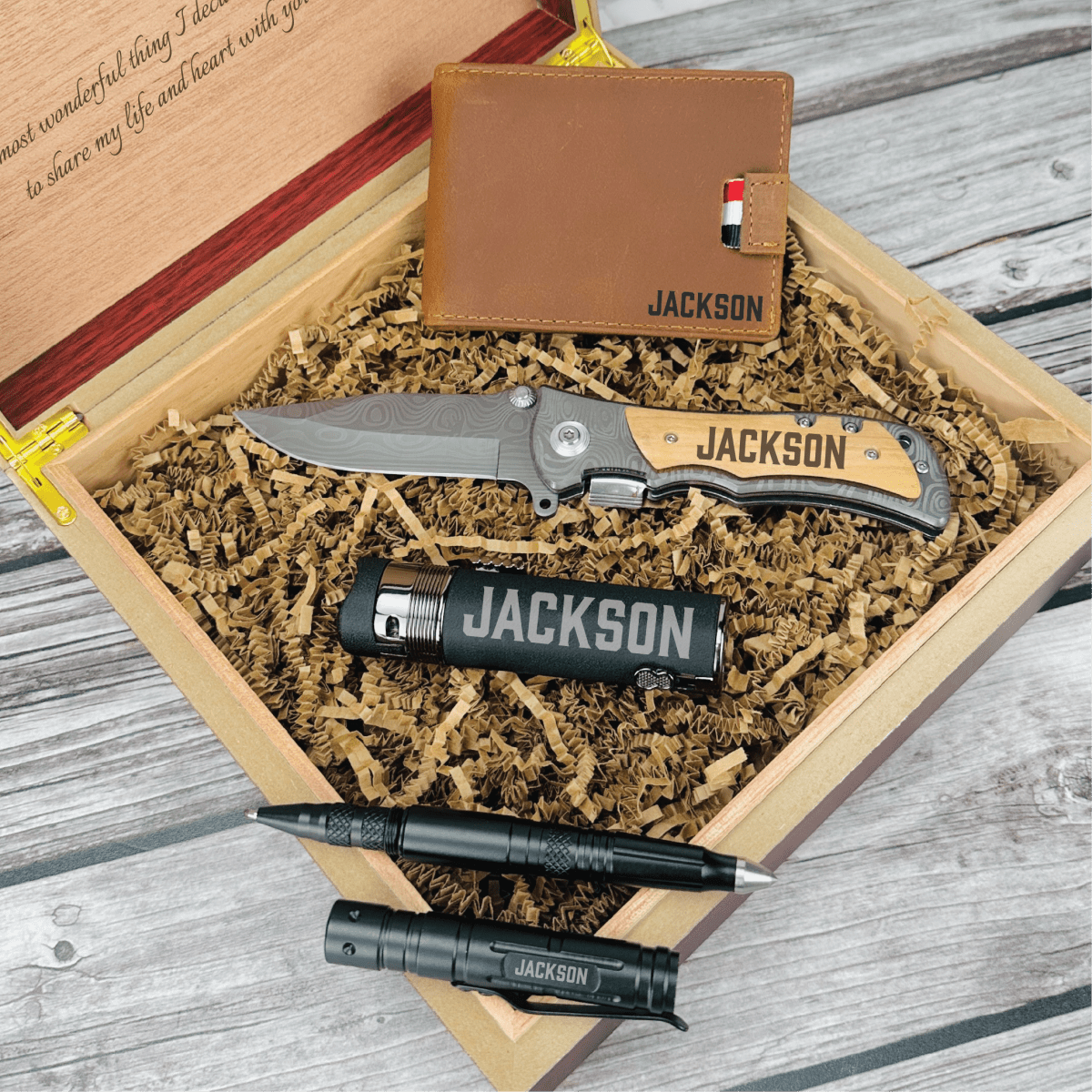 Unique Personalized Timeless Union Gift Set Customized Anniversary Gifts for Men by Groovy Guy