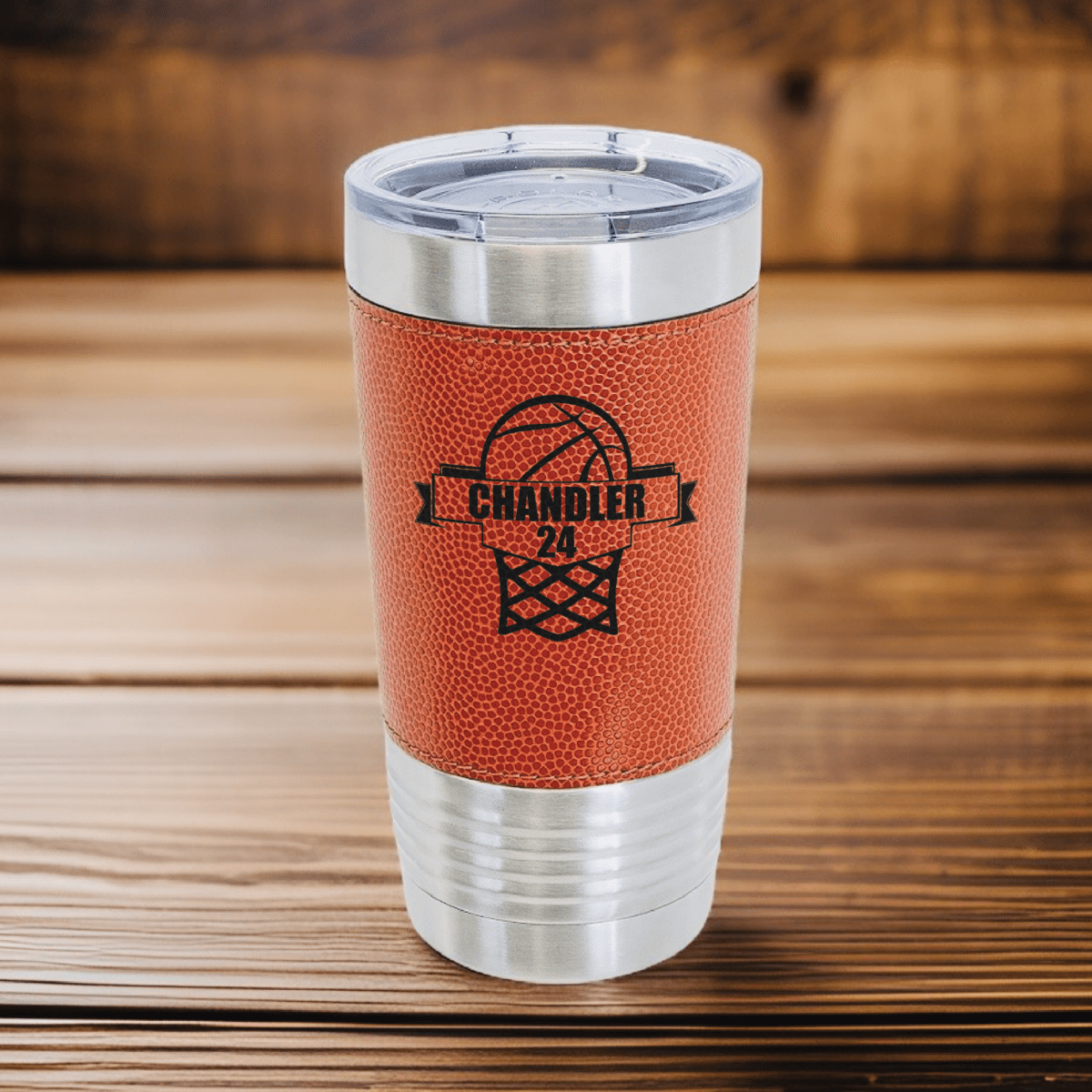 Unique Personalized Slam Dunk Sipper Customized basketball Tumblers Gifts for Men by Groovy Guy