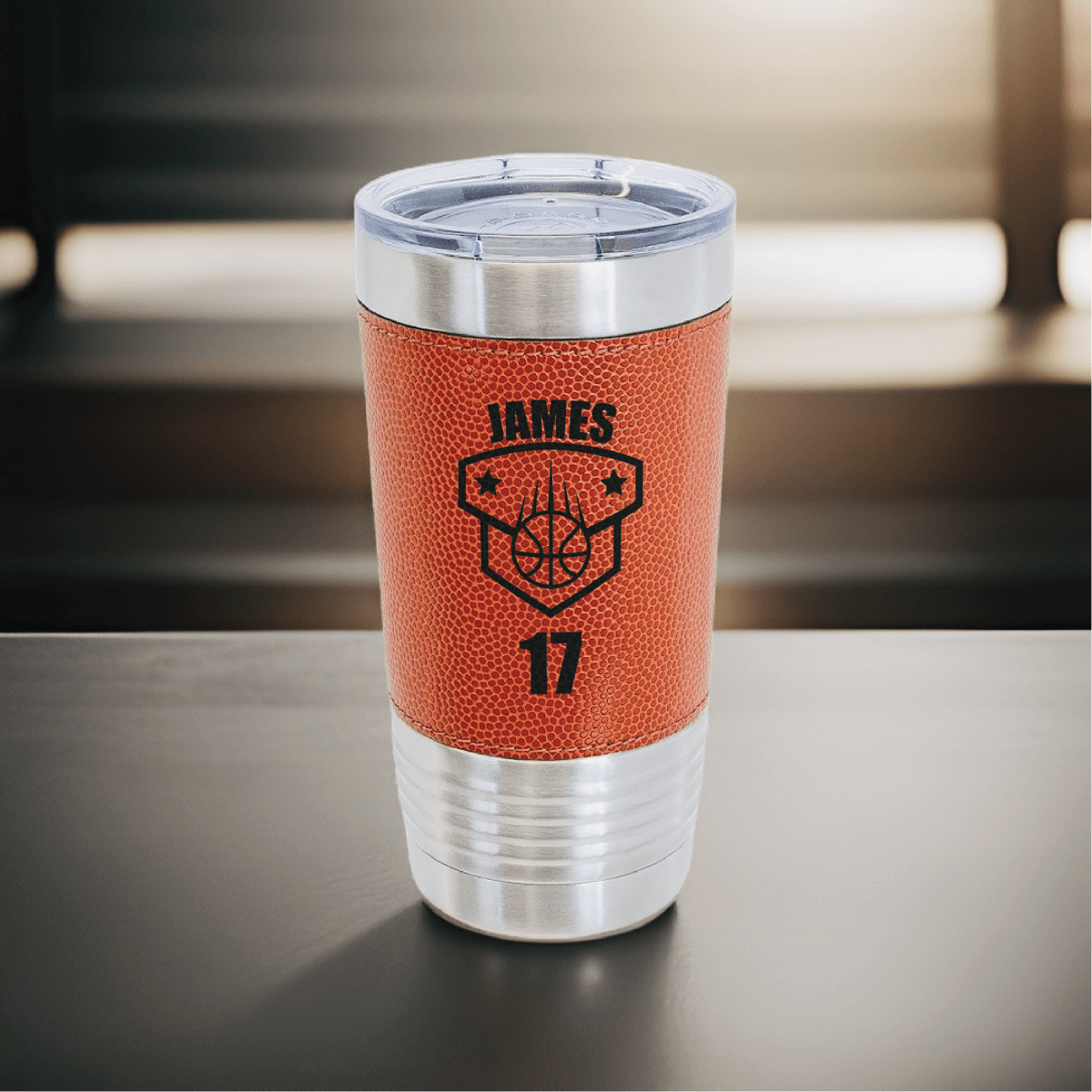Unique Personalized Slam Dunk Sipper Customized basketball Tumblers Gifts for Men by Groovy Guy