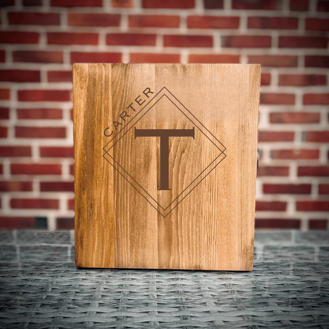 Unique Personalized Vintage Decanter Box Set Customized Gift Set Gifts for Men by Groovy Guy