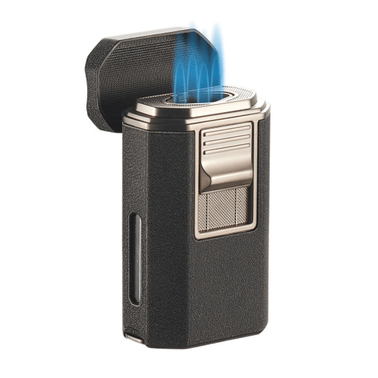 Unique Personalized Boulder Quad Torch Lighter Customized Cigar Gifts for Men by Groovy Guy