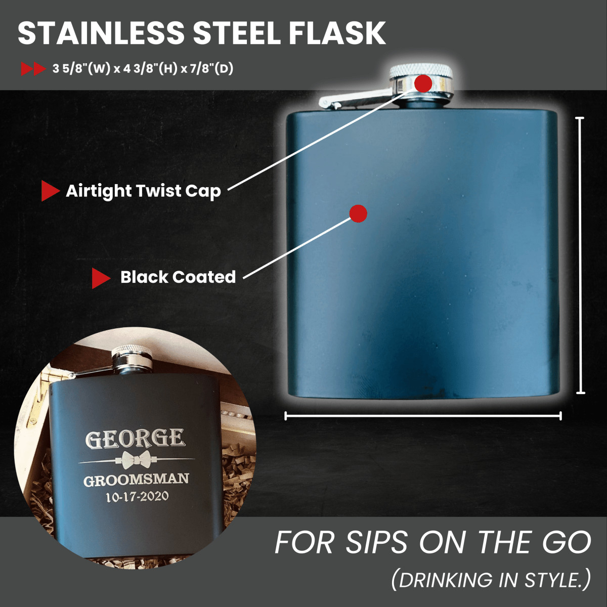 Unique Personalized TerManator Groomsmen Gift Box Customized Groomsmen Gifts Gifts for Men by Groovy Guy