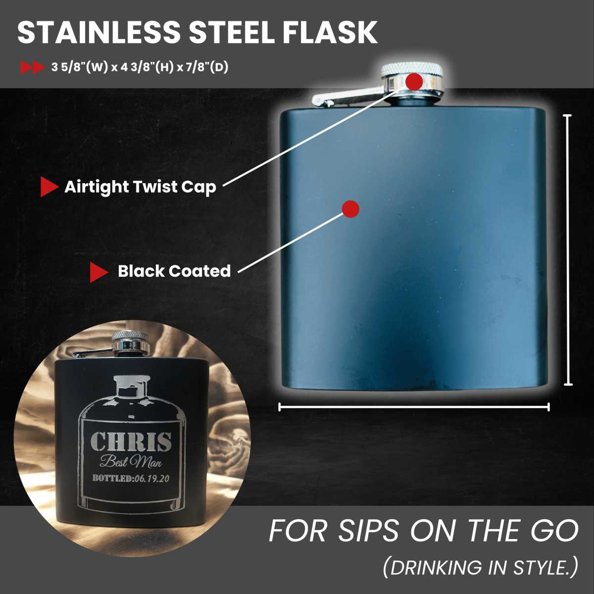 Unique Personalized Ultimate Box Set Customized Groomsmen Gifts Gifts for Men by Groovy Guy