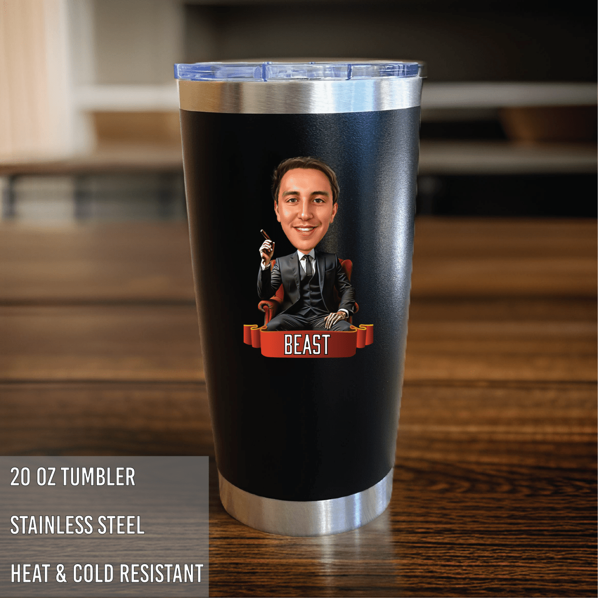 Unique Personalized The Cuban Sipper Customized Gifts for Men by Groovy Guy