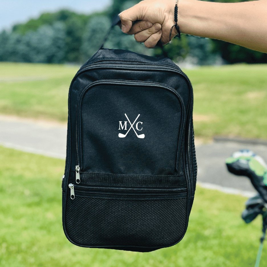 Unique Personalized Cleat Caddy Personalized Shoe Bag Customized Golf Gifts for Men by Groovy Guy