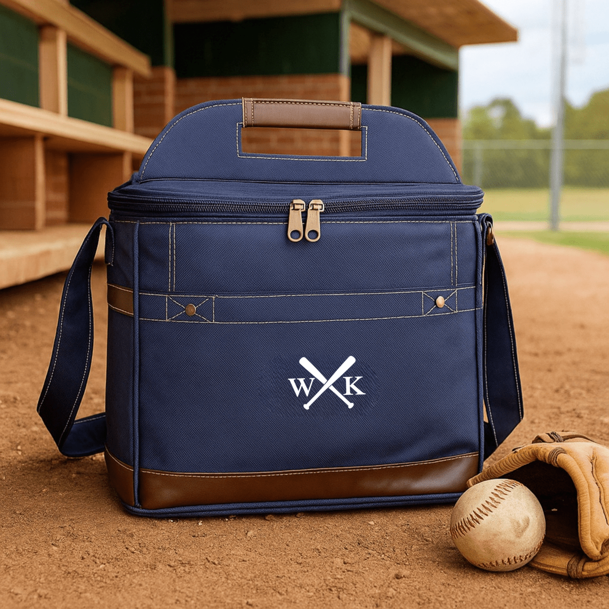 Unique Personalized Baseball Lunch Box Customized Baseball Gifts for Men by Groovy Guy
