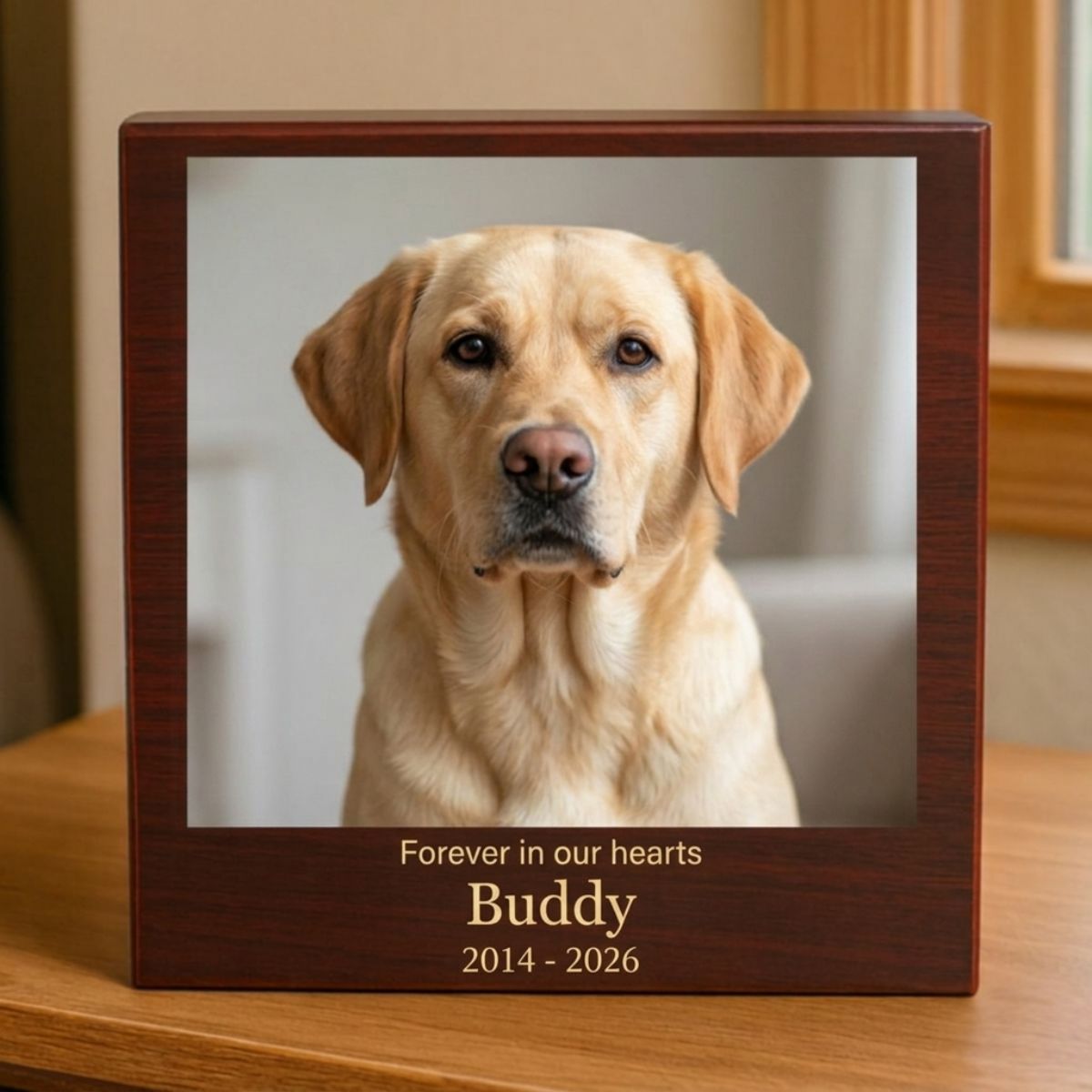 custom Pet memorial Keepsake Box