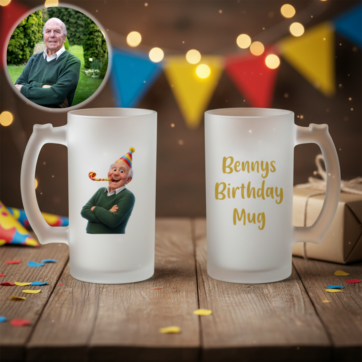Birthday Party Beer Mug