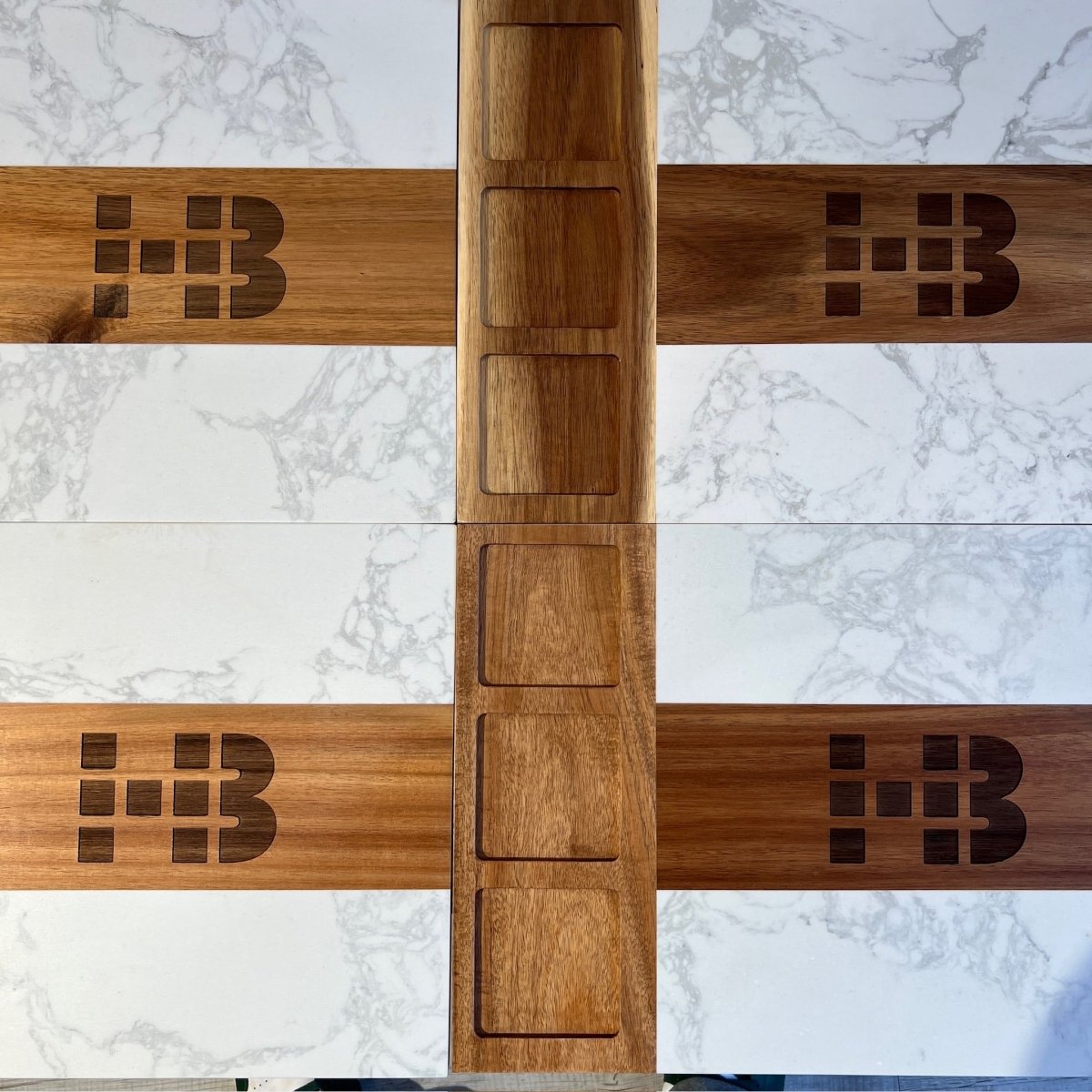 Unique Personalized Custom Logo Entertainers Tray Customized Cutting Board Gifts for Men by Groovy Guy