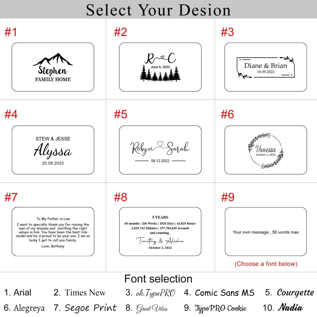 Unique Personalized Forever Valet Tray Customized Valet Tray Gifts for Men by Groovy Guy