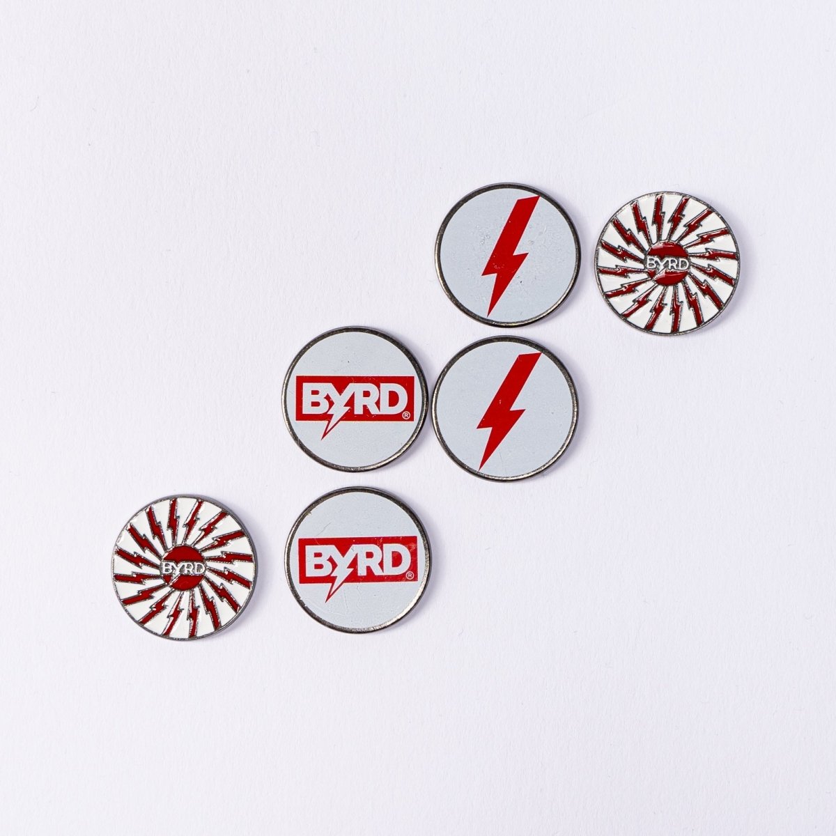 Unique Personalized Byrd Golf Ball Markers Customized Gifts for Men by Groovy Guy