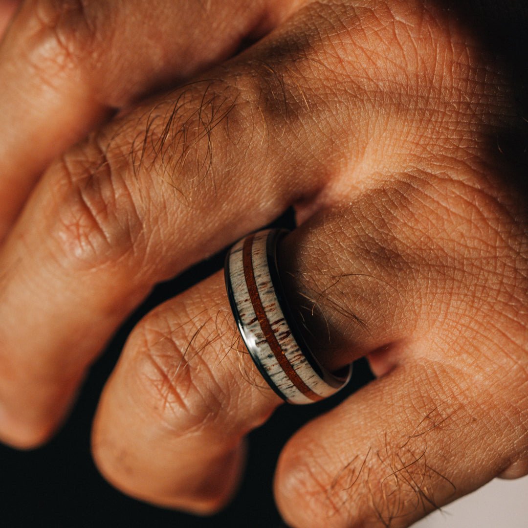 Unique Personalized The “Elk” Ring Customized Gifts for Men by Groovy Guy