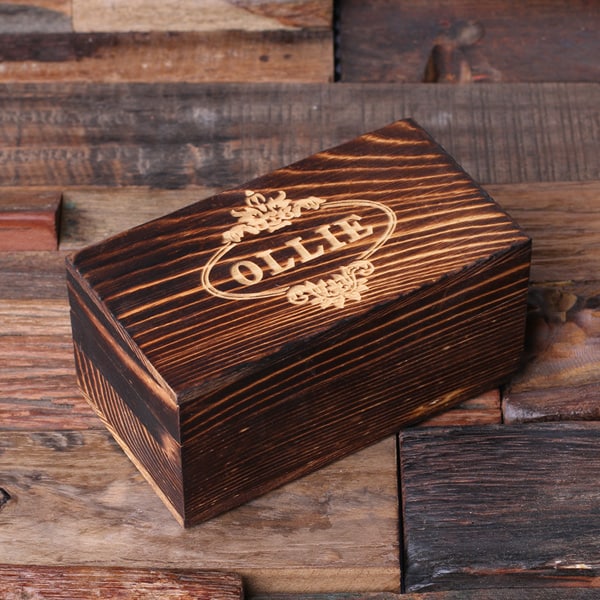 Personalized Cufflink & Tie Clip Set