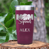Maroon Basketball Tumbler With Elite Moms Of The Court Design