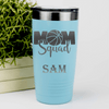 Teal Basketball Tumbler With Elite Moms Of The Court Design