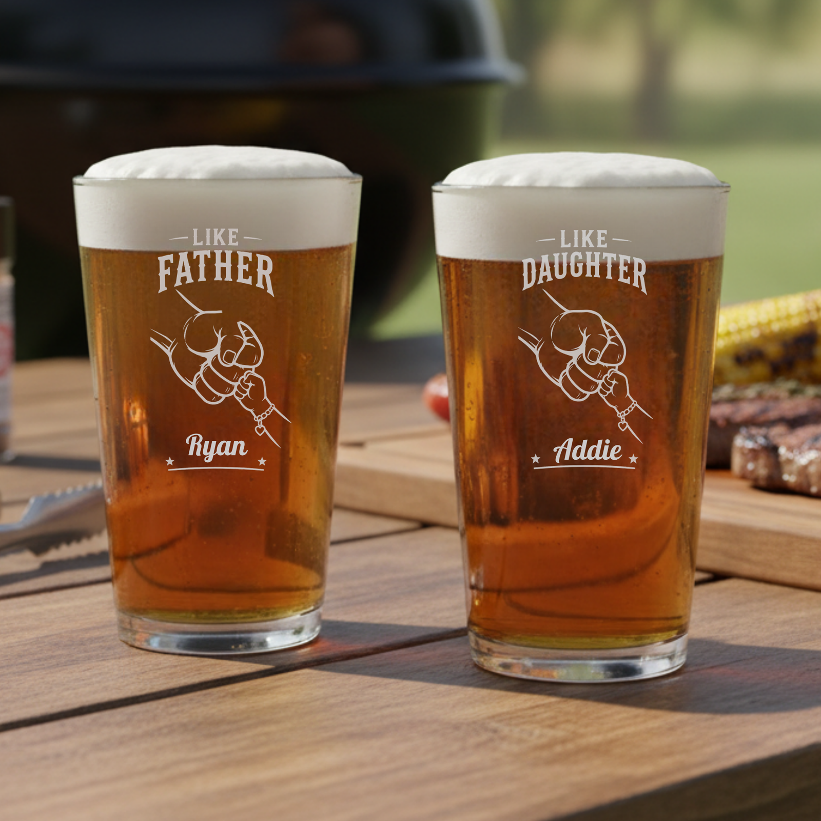 Like Father, Like Daughter Pint Set