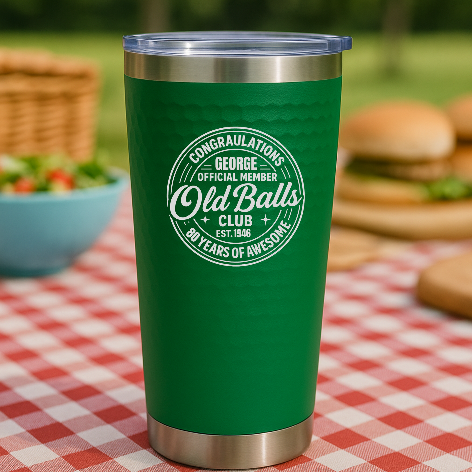 Old Man Birthday Tumbler