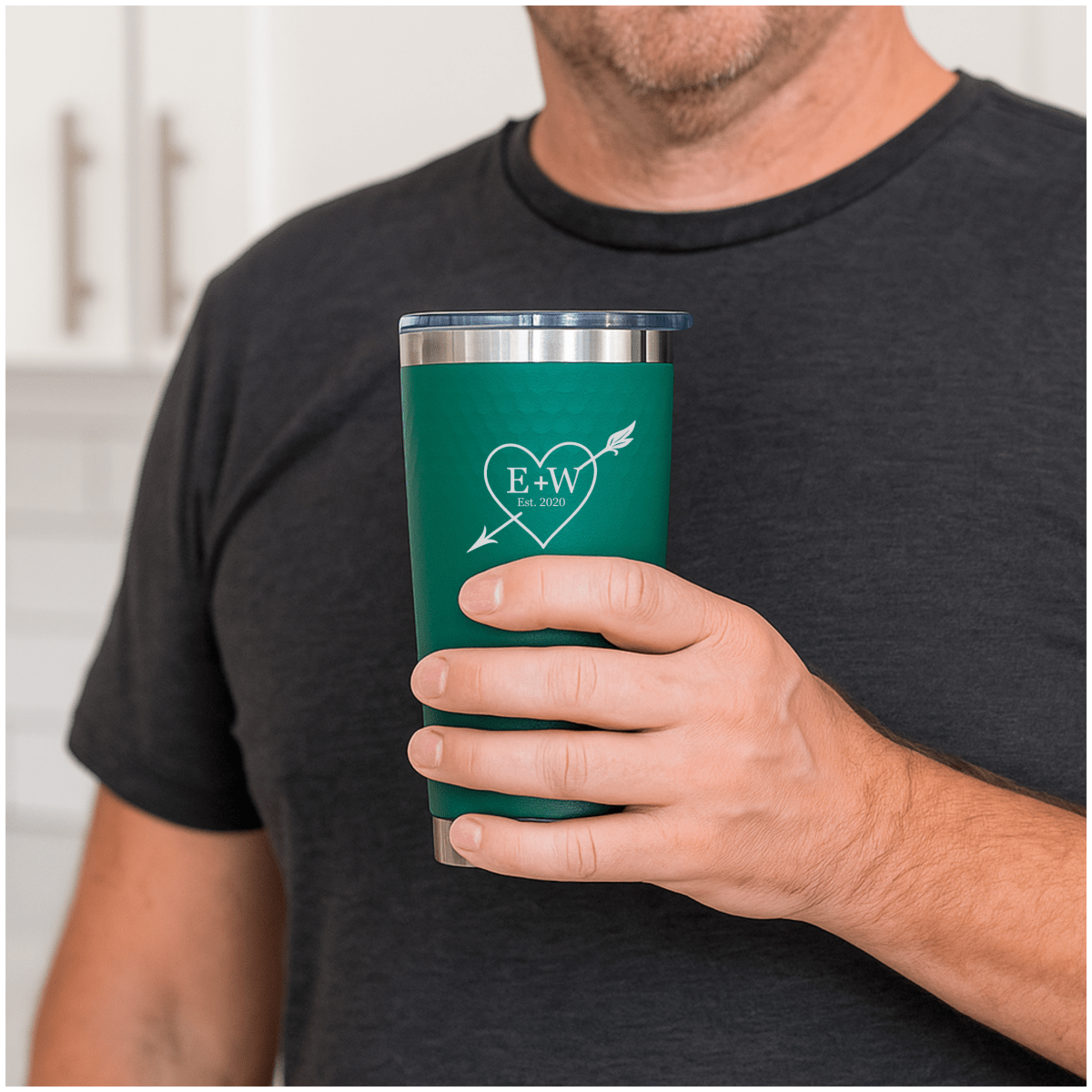 Unique Personalized Forever Yours Tumbler Customized Gifts for Men by Groovy Guy