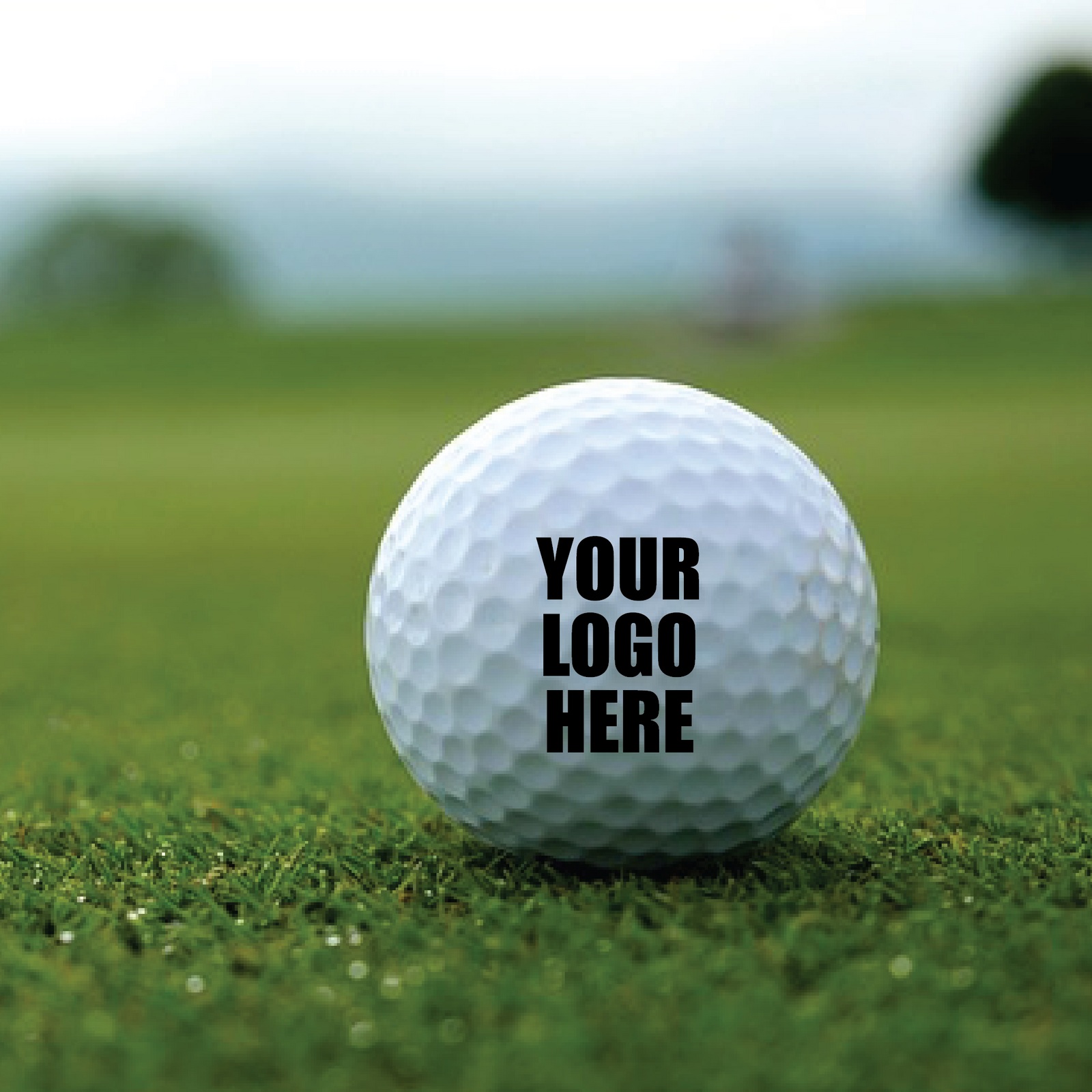 Unique Personalized Custom Logo Golf Balls - Your Brand, Your Game! Customized Golf Gifts for Men by Groovy Guy