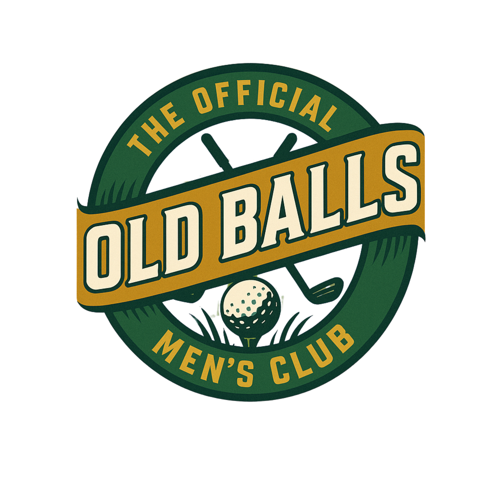 Funny Old Man Golf Balls