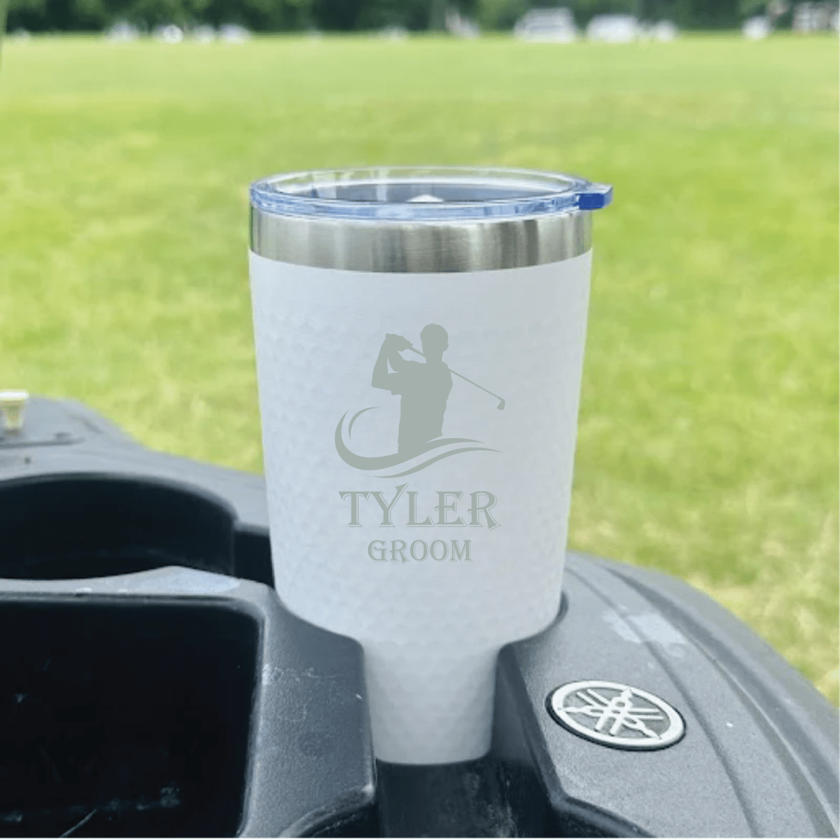 Unique Personalized Grooms Crew Golf Ball Tumbler Customized Groomsmen Gifts Gifts for Men by Groovy Guy
