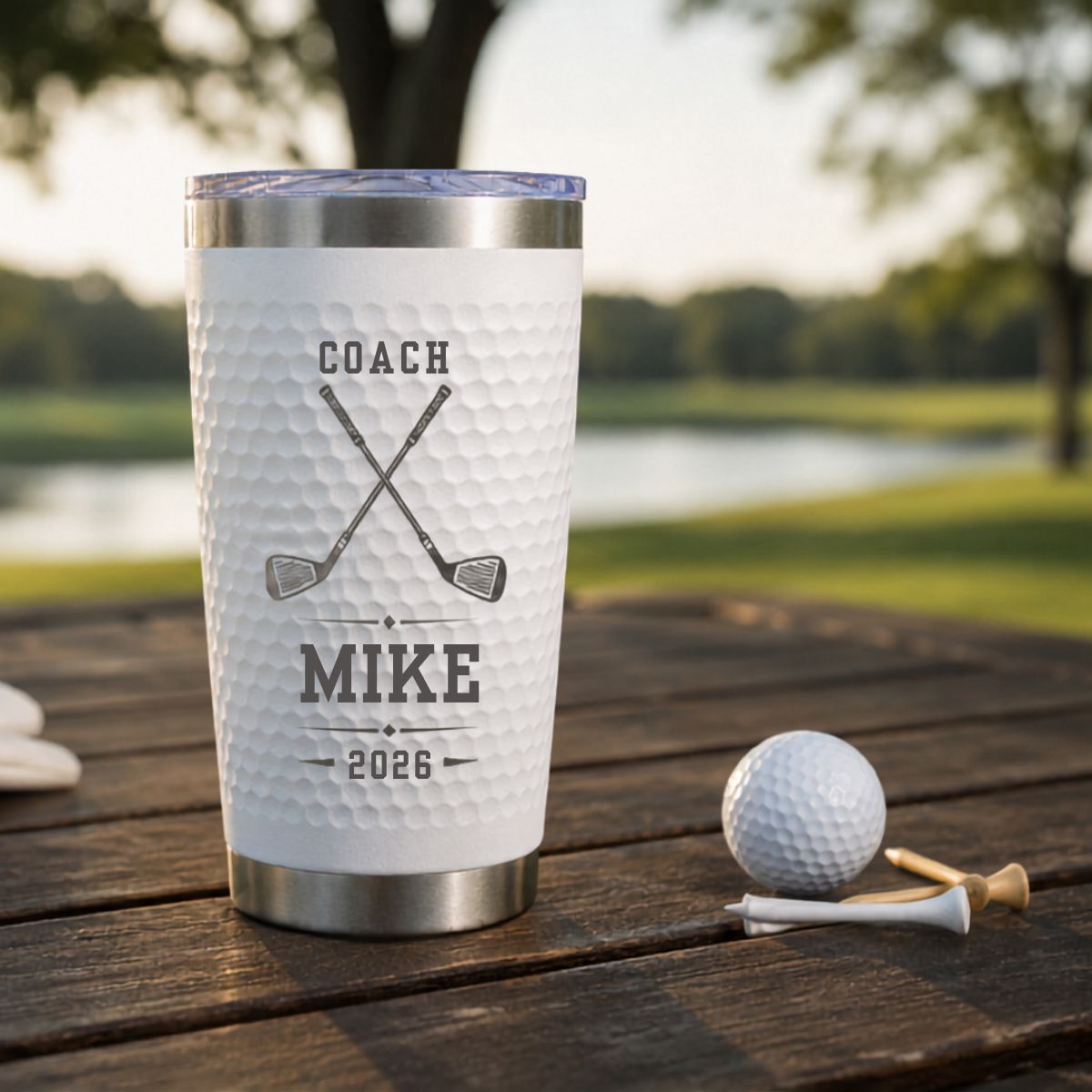 Personalized Golf Coach Team Tumbler