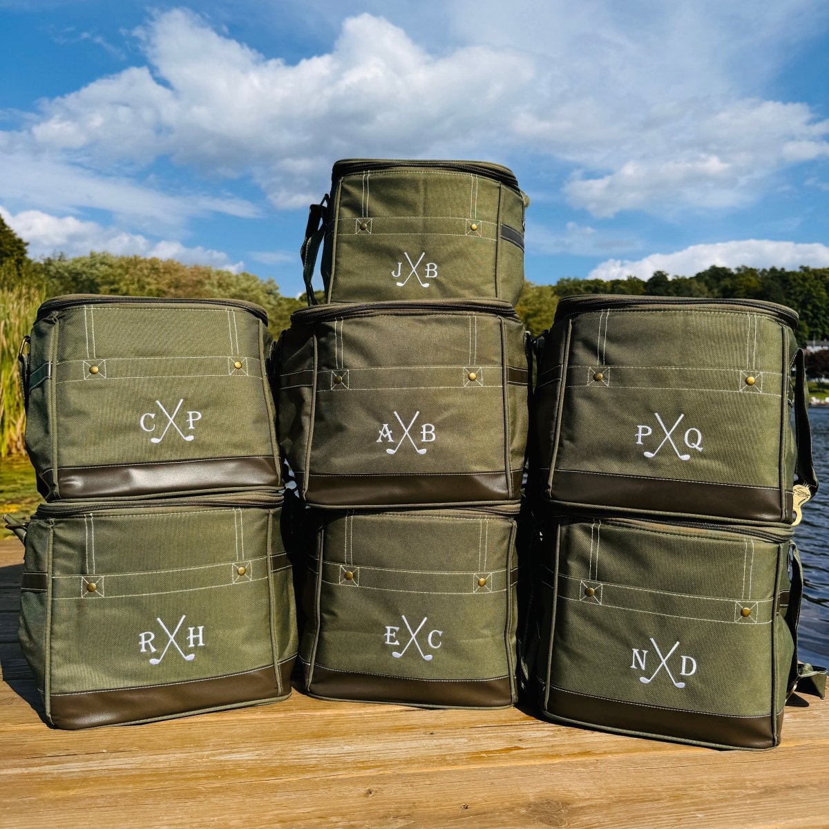 Unique Personalized Personalized Golf Cooler Bag Customized Golf Gifts for Men by Groovy Guy