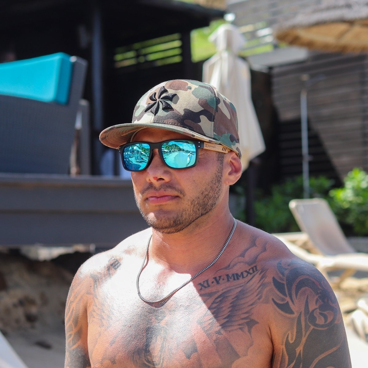 Unique Personalized Vents | Sporty Customized Wooden Sunglasses Gifts for Men by Groovy Guy