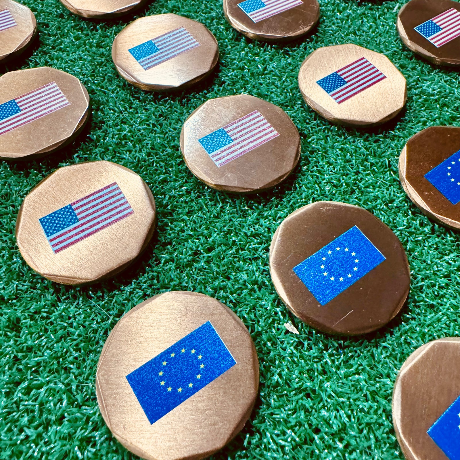 Golf Outing Copper Ball Marker