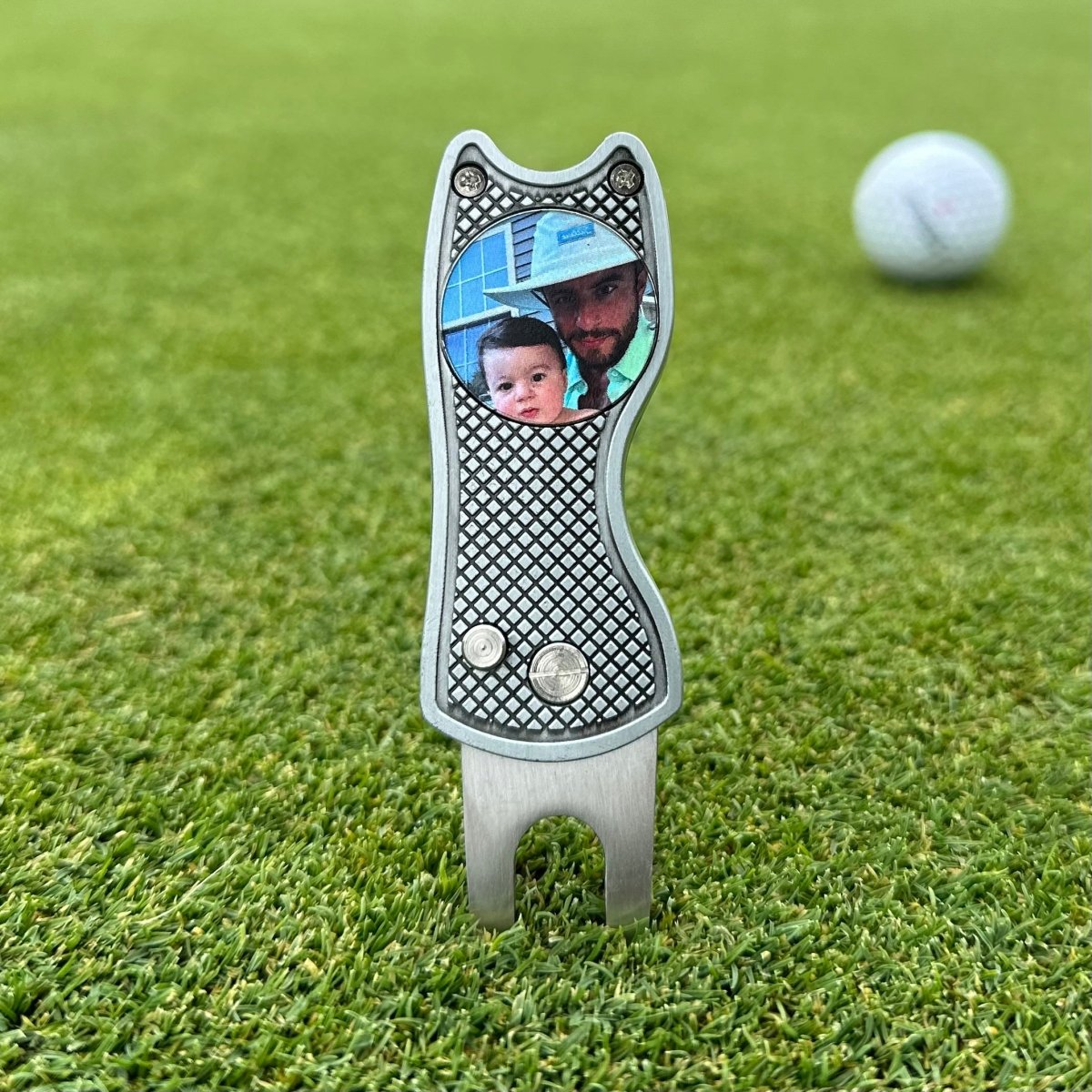 Unique Personalized Divot Tool With Custom UV Ball Marker Customized Golf Ball Marker Gifts for Men by Groovy Guy