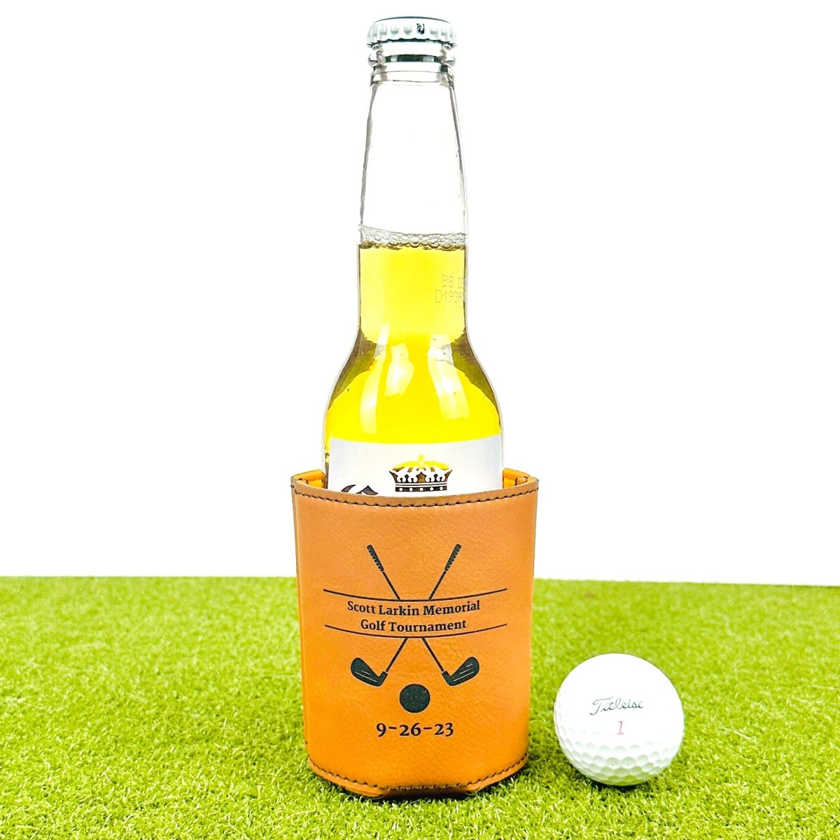 Unique Personalized Golf Tournament Koozie Customized Golf Gifts for Men by Groovy Guy