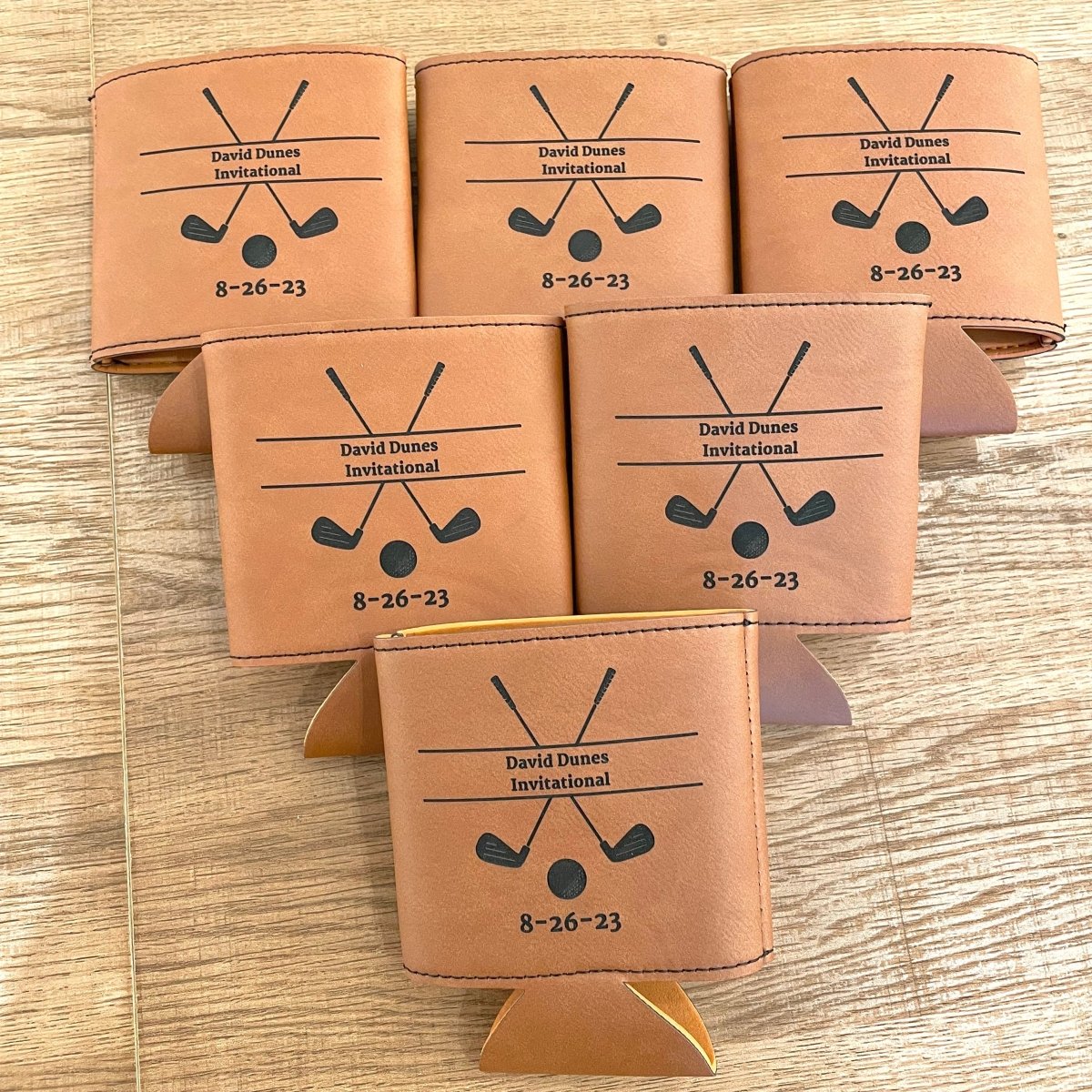 Unique Personalized Golf Tournament Koozie Customized Golf Gifts for Men by Groovy Guy