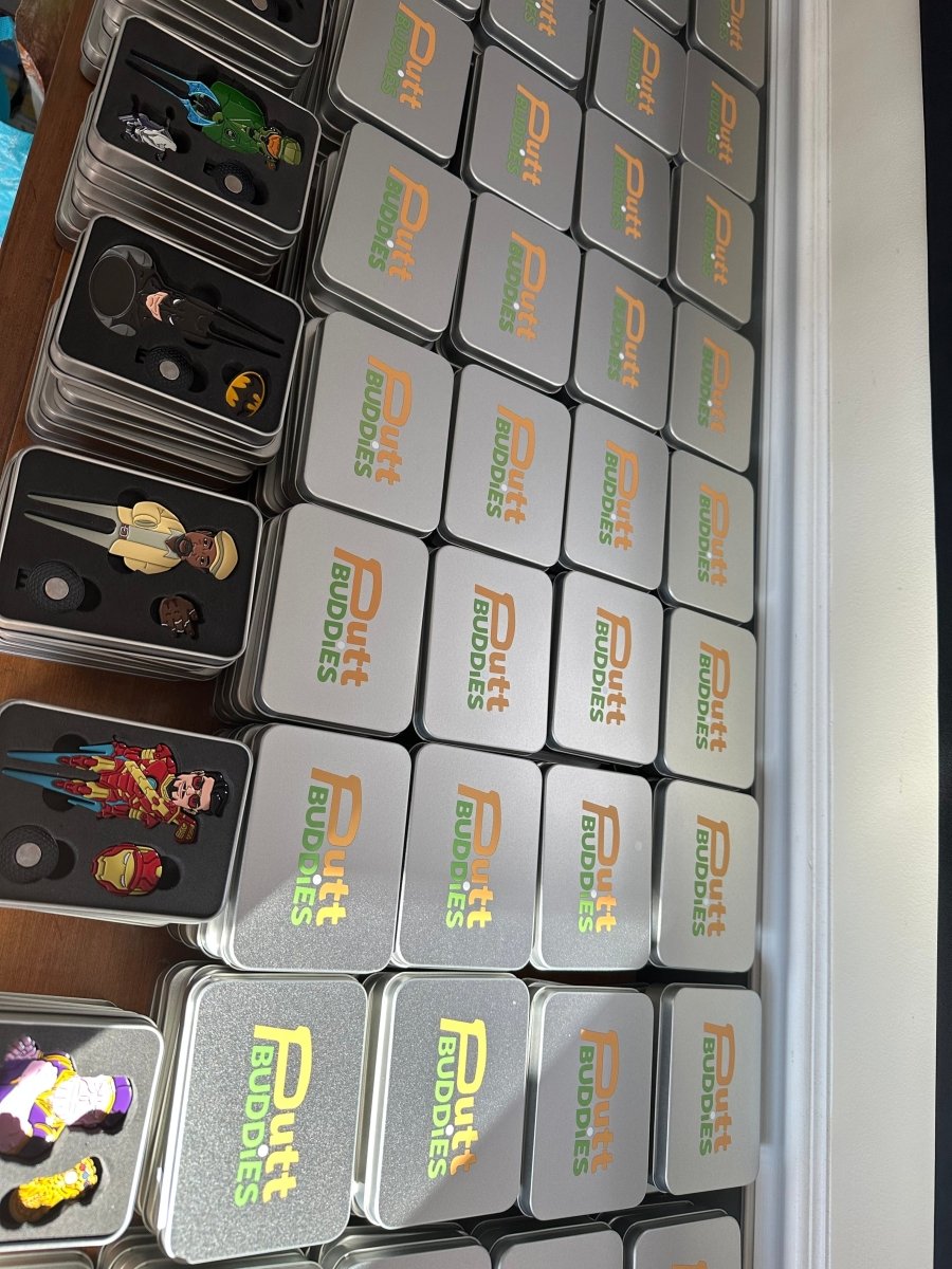 Unique Personalized 9 - Iron Man Golf Divot Tool w/ magnetic helmet ball marker Customized Divot Tools Gifts for Men by Groovy Guy