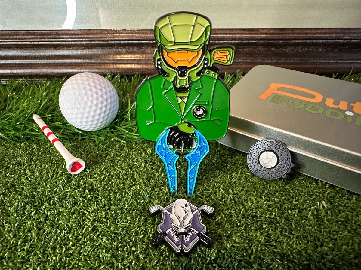 Unique Personalized The Master's Chief Golf Divot Tool w/ Legendary Ball Marker Customized Divot Tools Gifts for Men by Groovy Guy