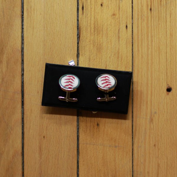 Unique Personalized Baseball Cufflinks Customized Cufflinks Gifts for Men by Groovy Guy