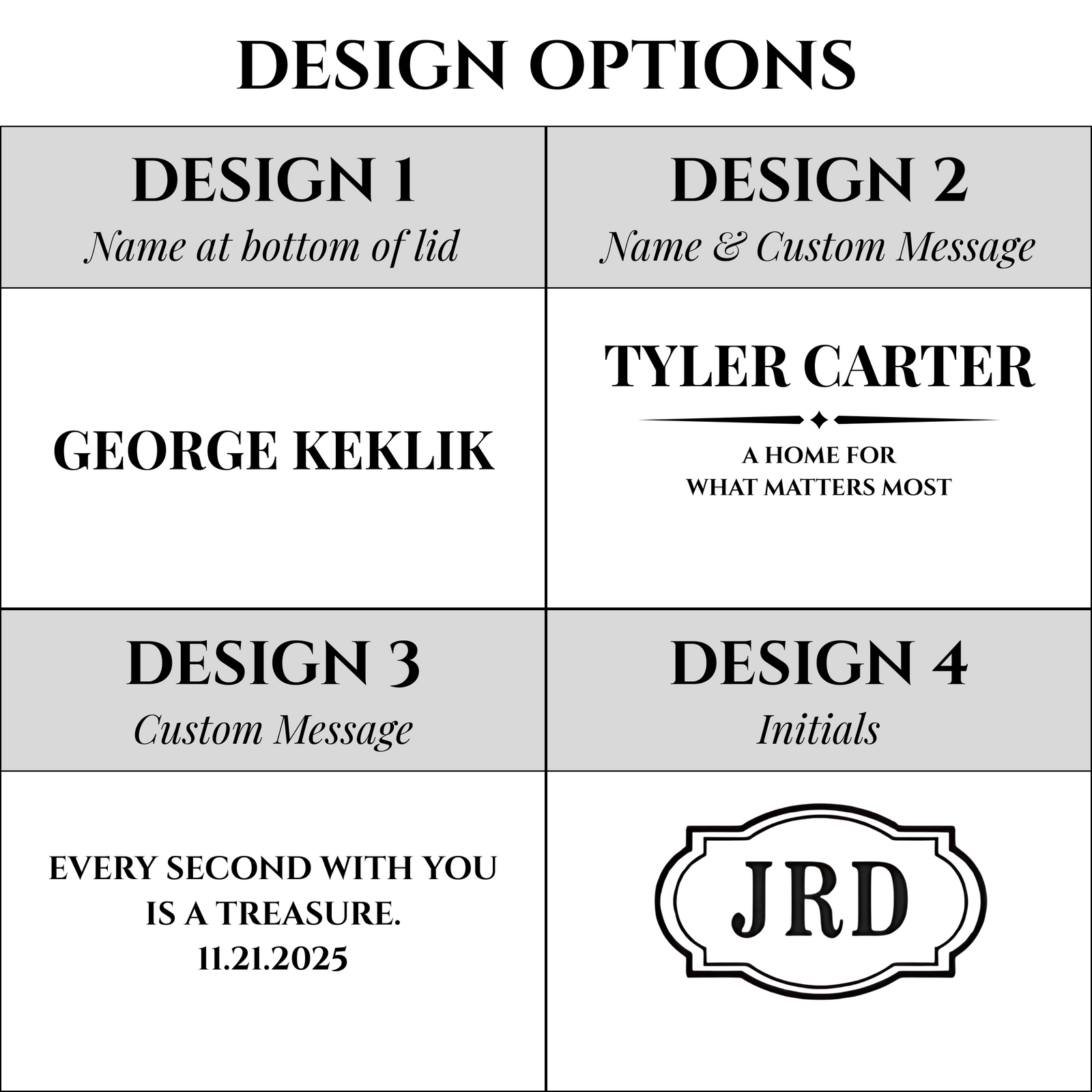 Personalized Men's Organizer Box