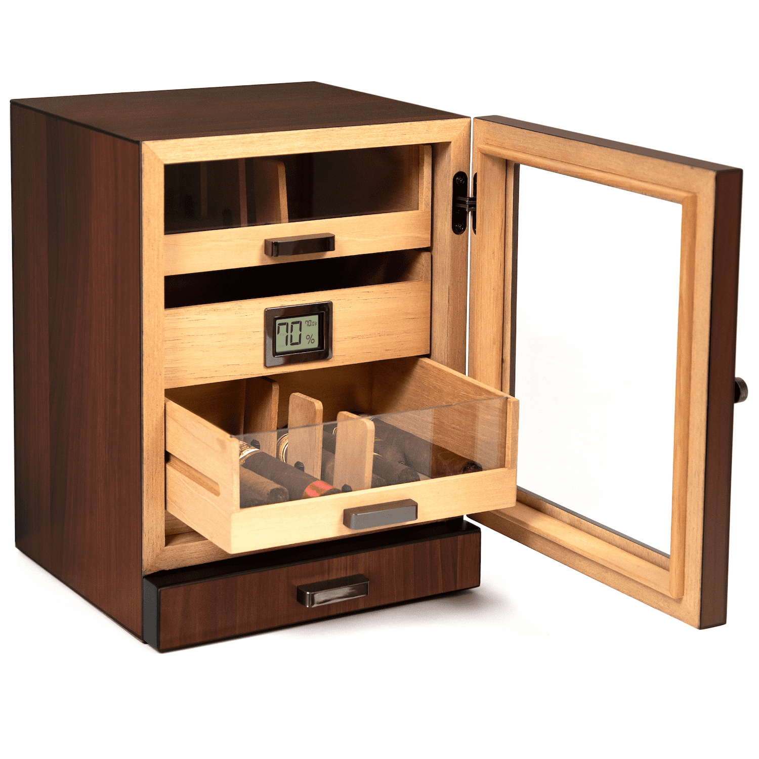 Unique Personalized Luca Humidor Cabinet Customized Humidor Gifts for Men by Groovy Guy