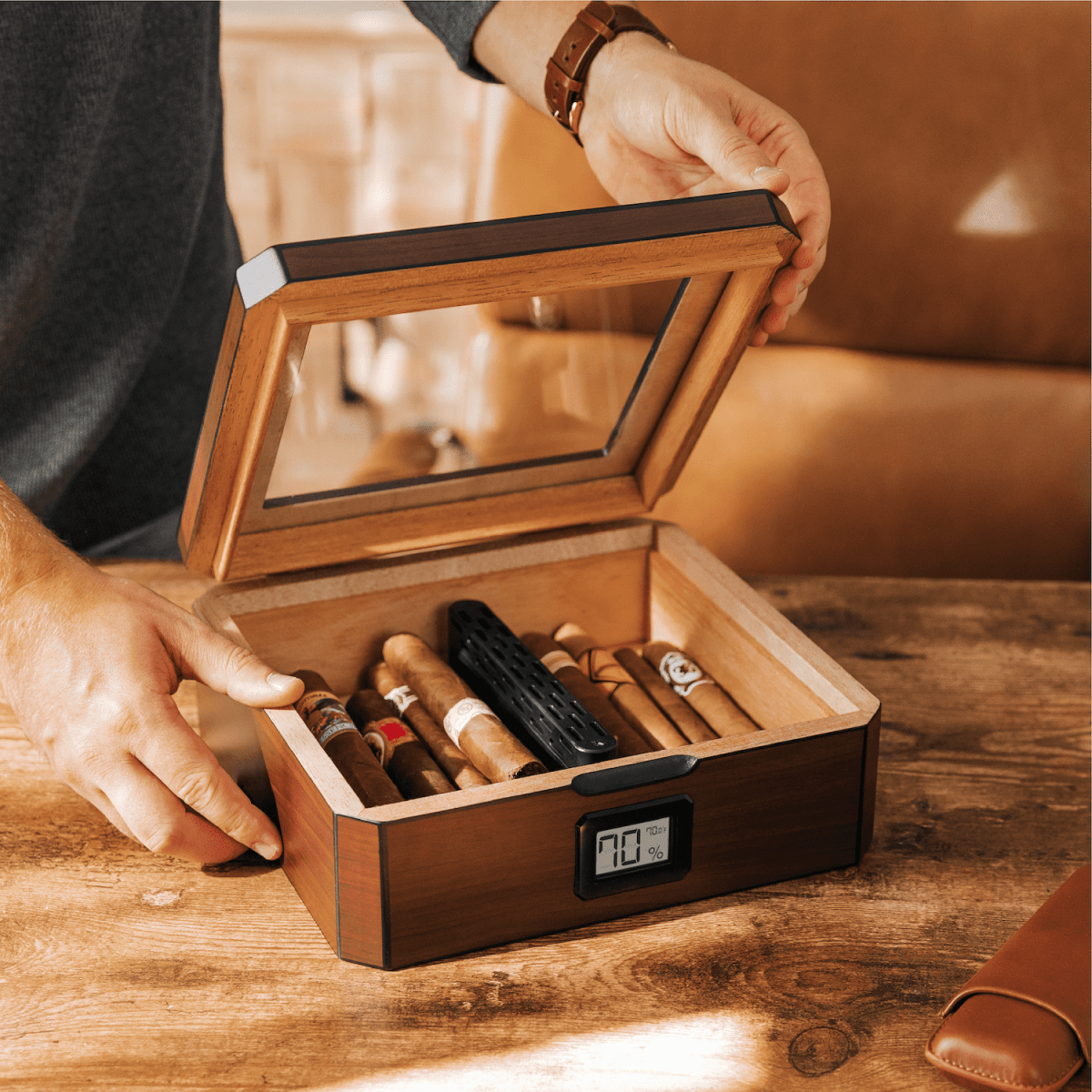 Unique Personalized MAG Humidor Customized Humidor Gifts for Men by Groovy Guy