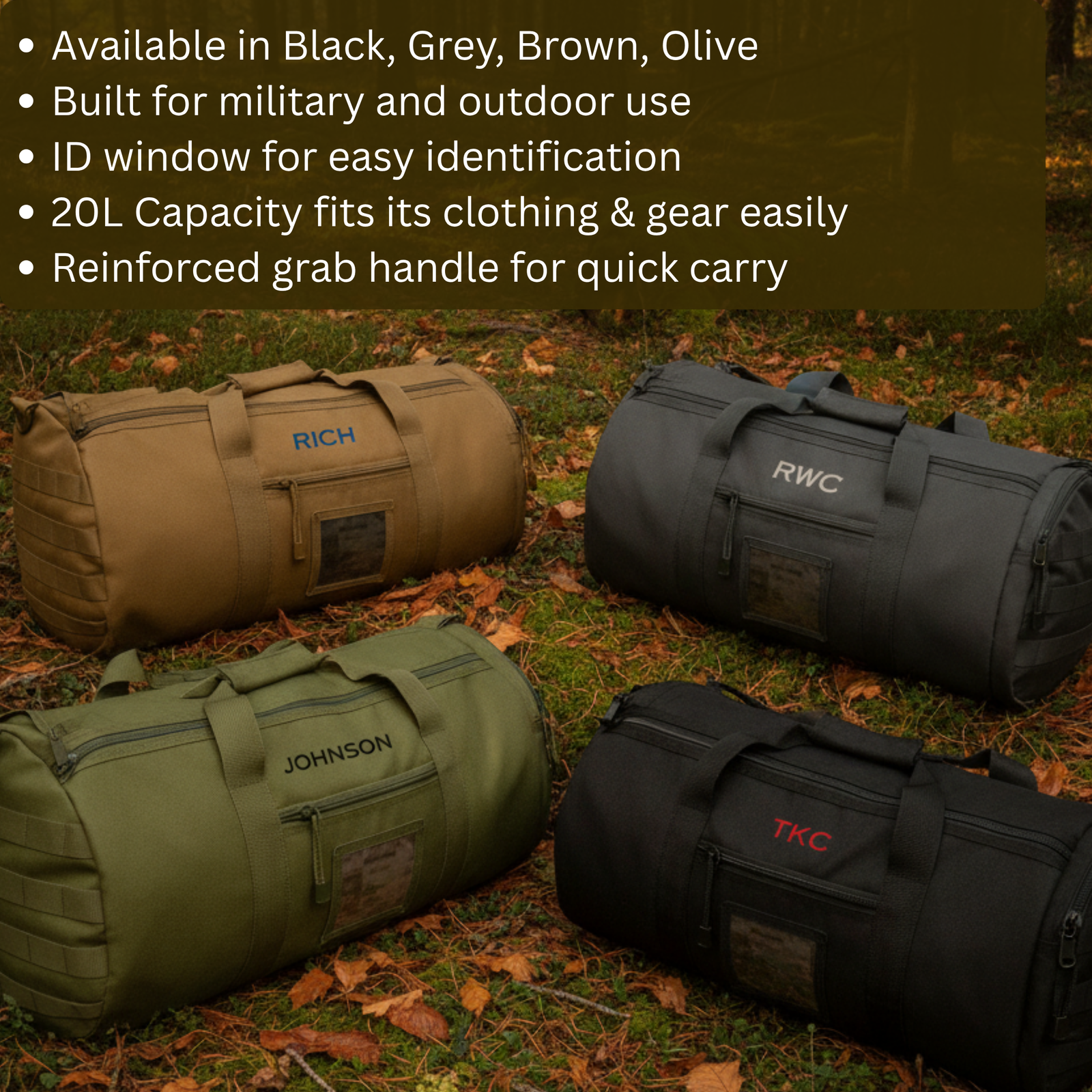 Outdoorsman Tactical Traveler Duffle Bag