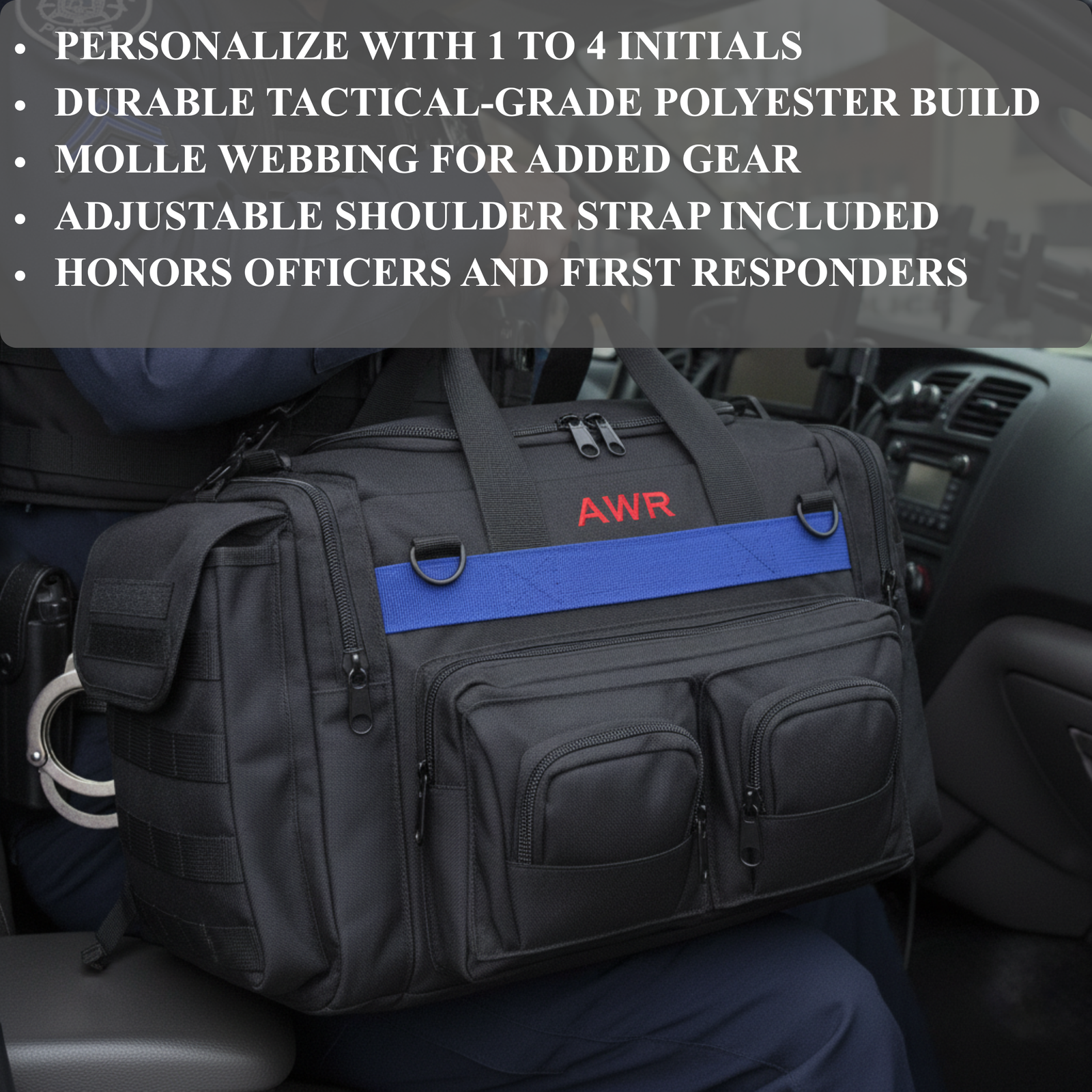 Personalized Police Officer Duty Duffle