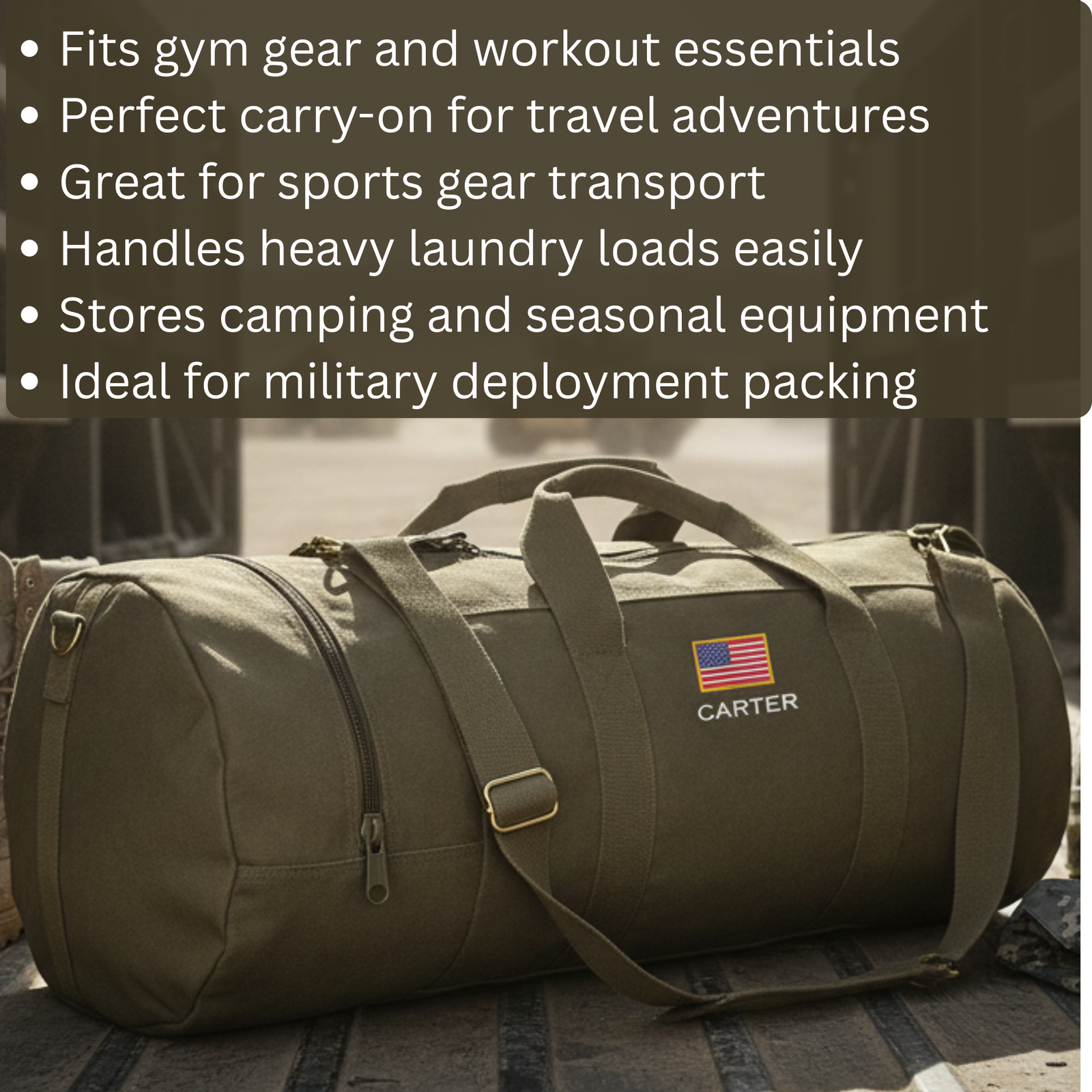 Military Loadout Duffle Bag