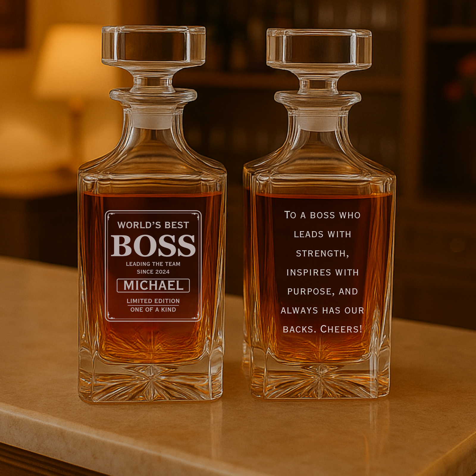 World's Best Boss Decanter